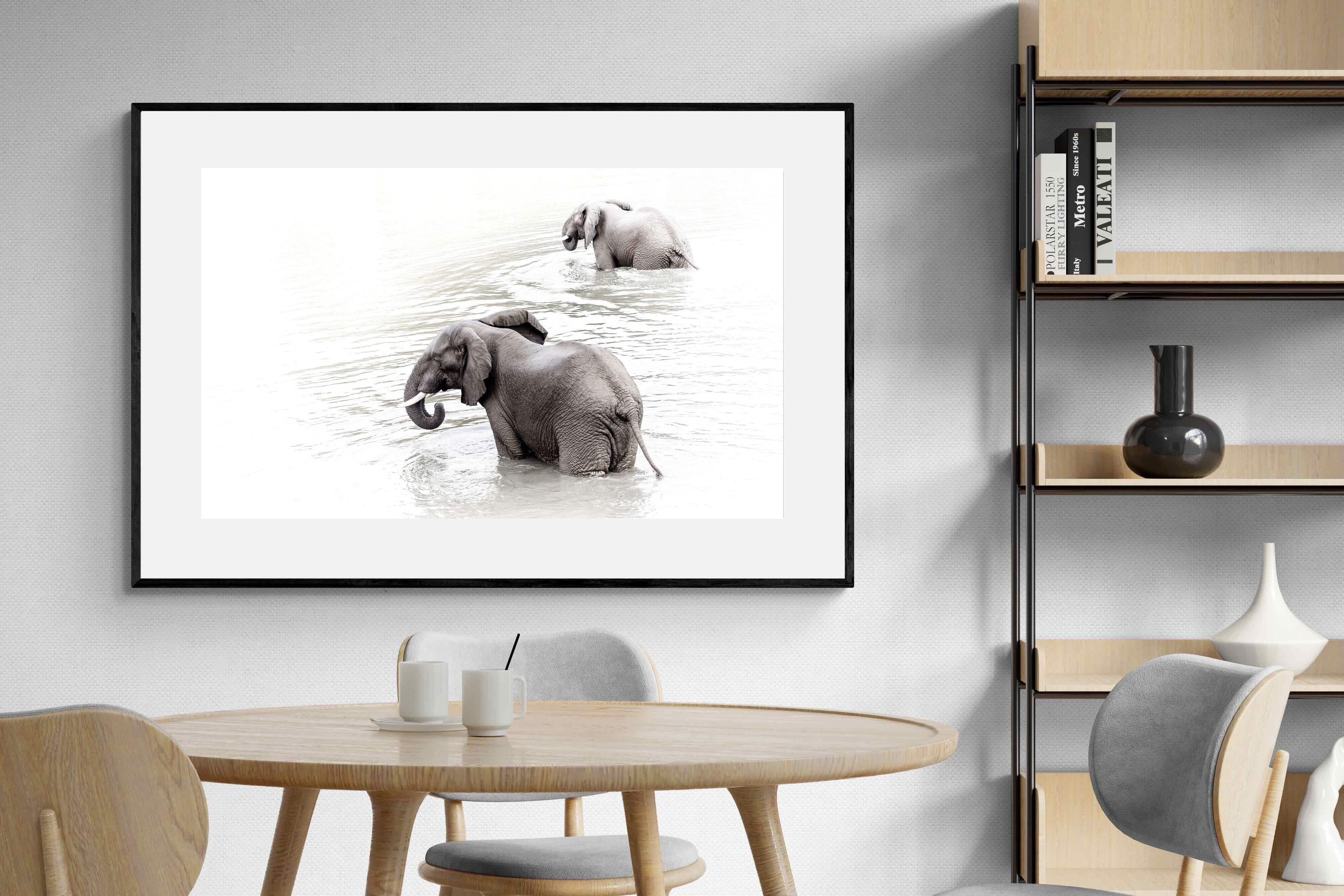 Pixalot Swimming Elephants (Landscape)