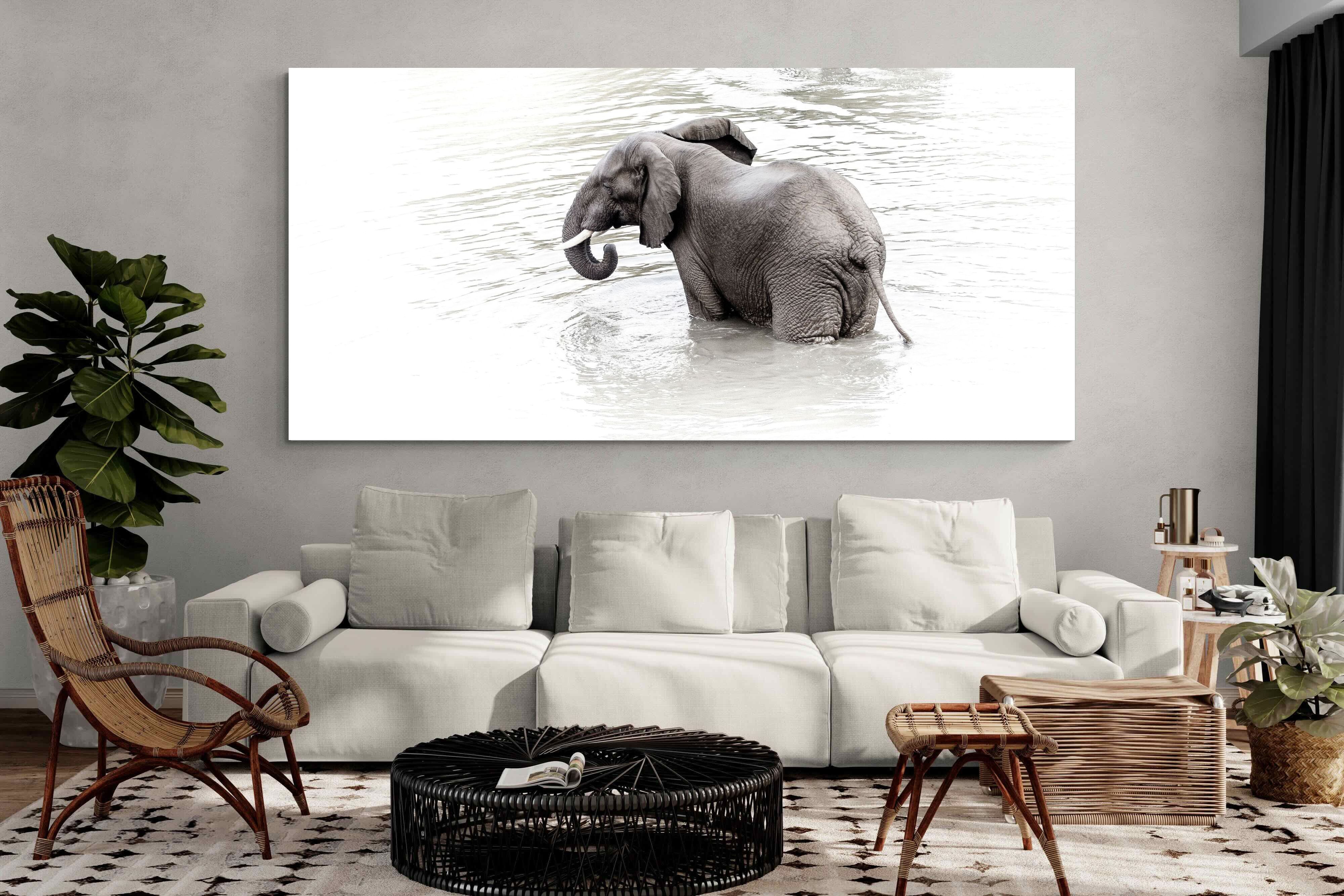 Pixalot Swimming Elephants (Landscape)