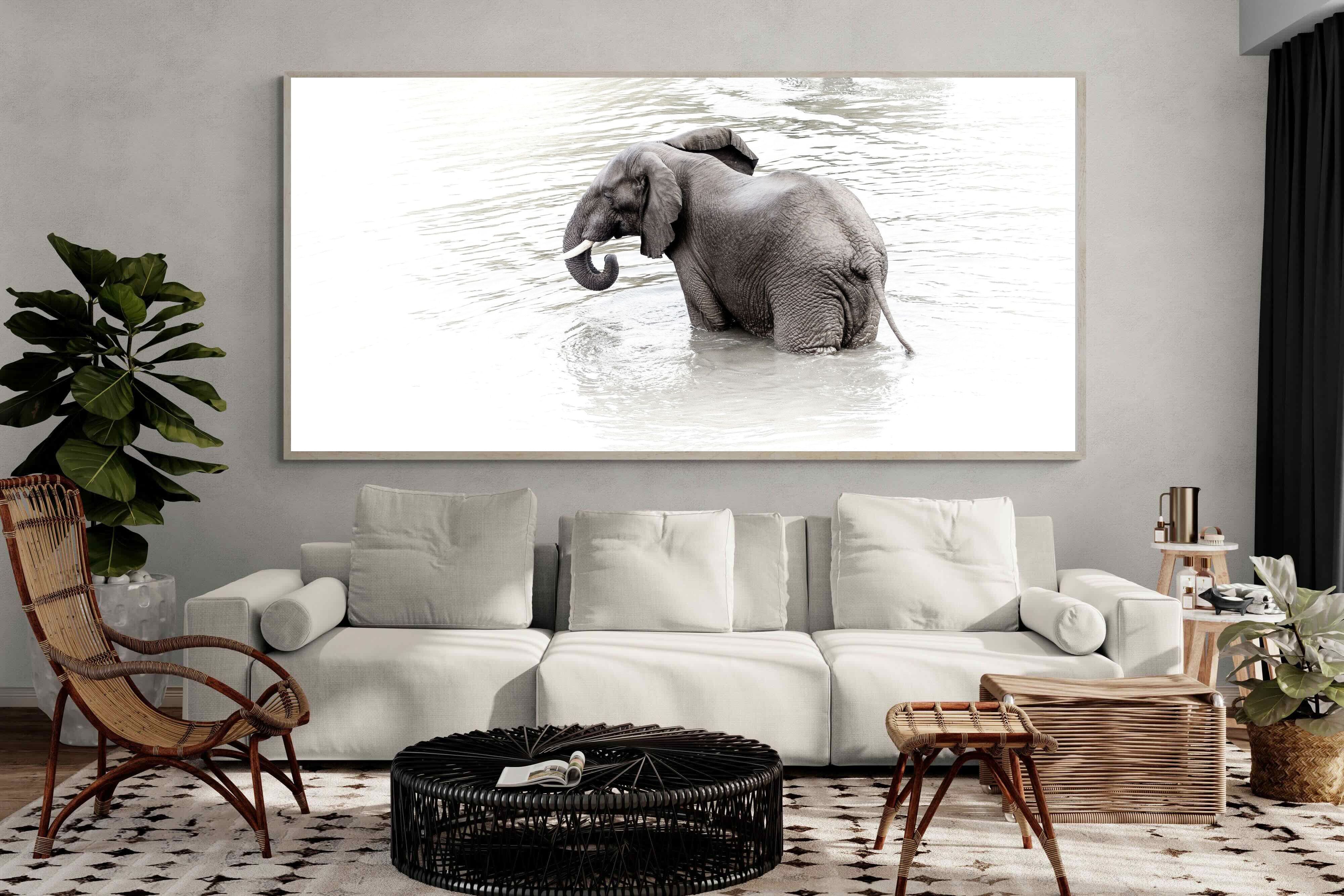 Pixalot Swimming Elephants (Landscape)