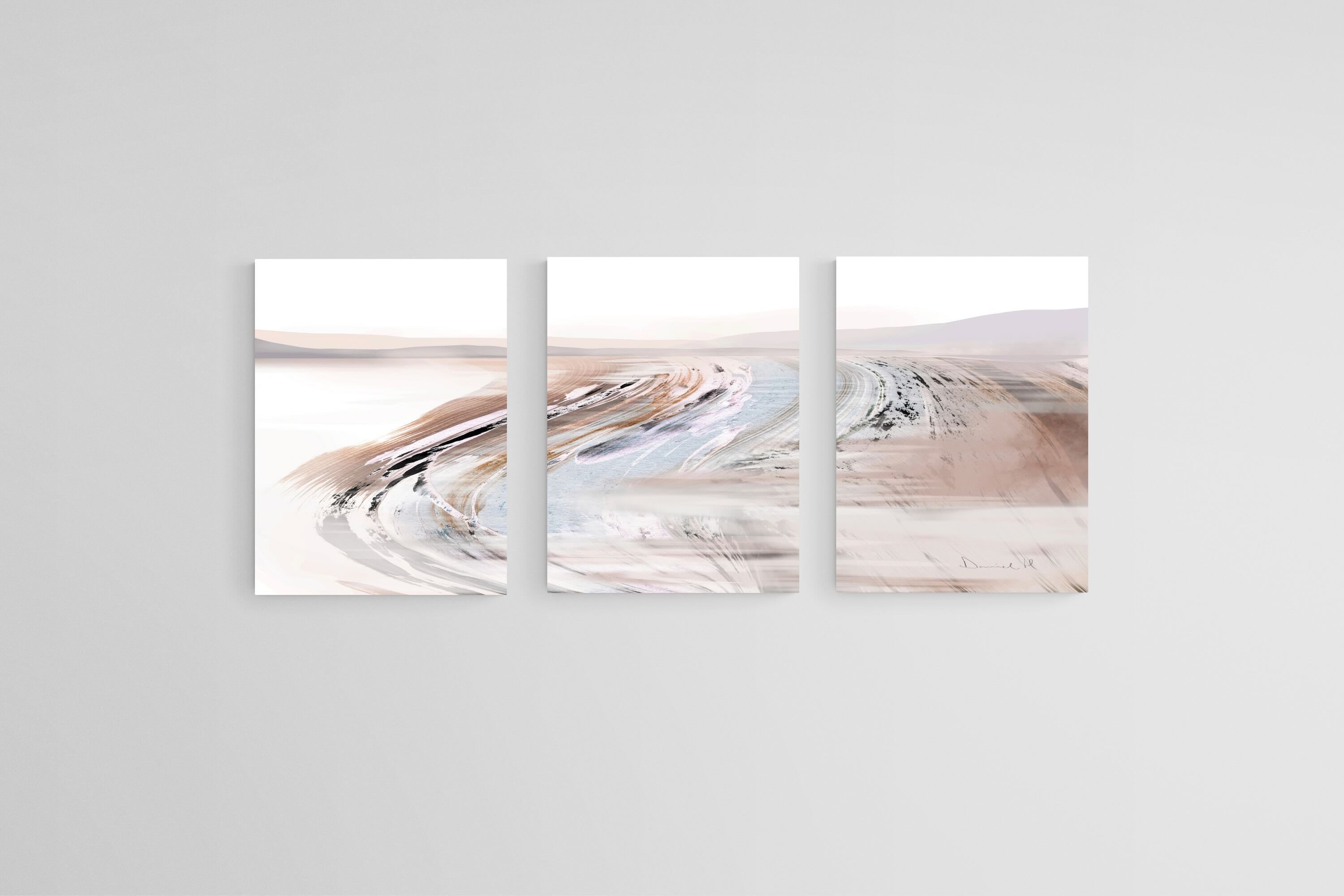 Tranquility Triptych-Wall_Art-45 x 60cm (x3)-Mounted Canvas-No Frame-Pixalot