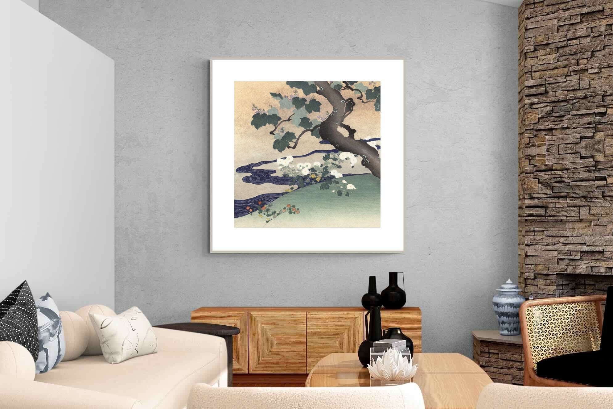 Pixalot Tree and Chrysanthemums