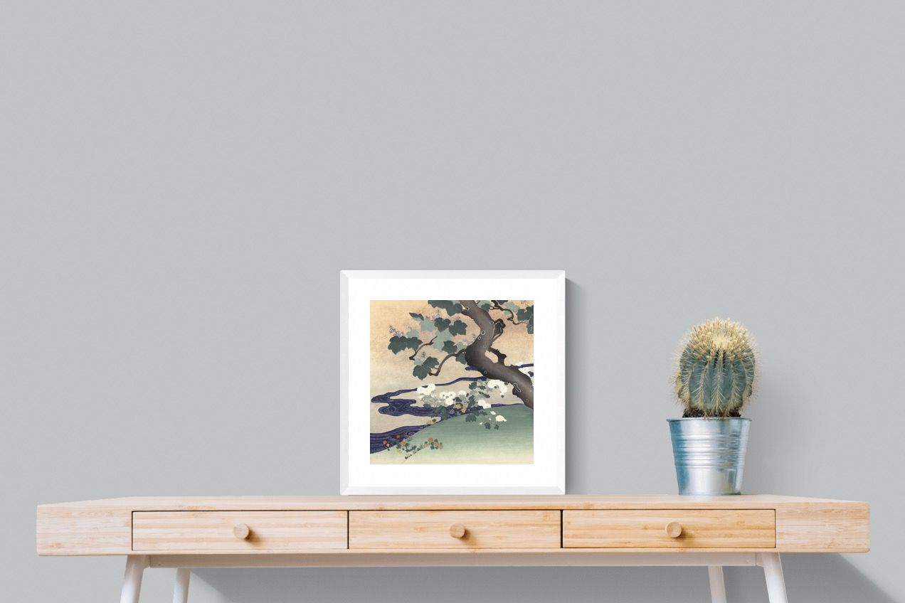 Pixalot Tree and Chrysanthemums