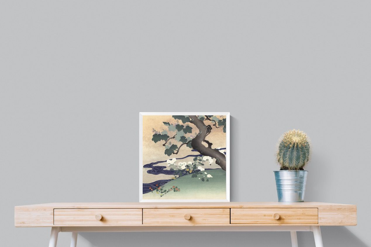 Pixalot Tree and Chrysanthemums