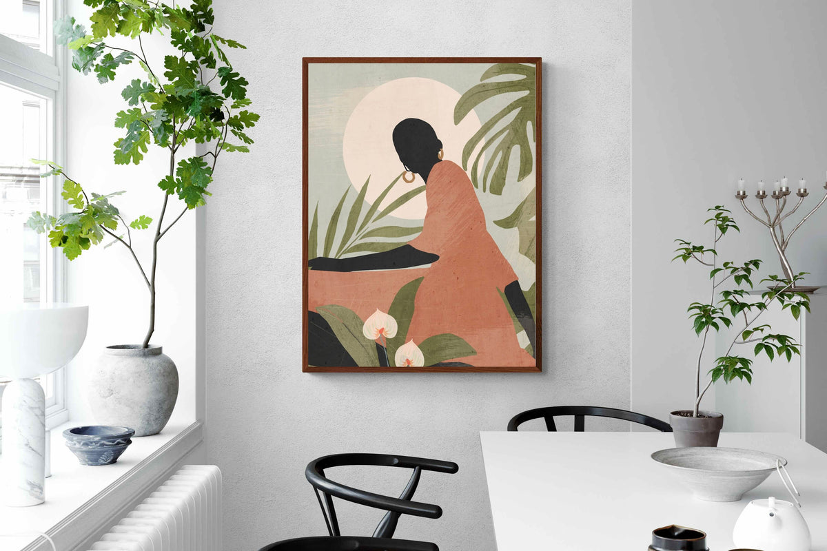 Pixalot ® Tropical Woman Silhouette