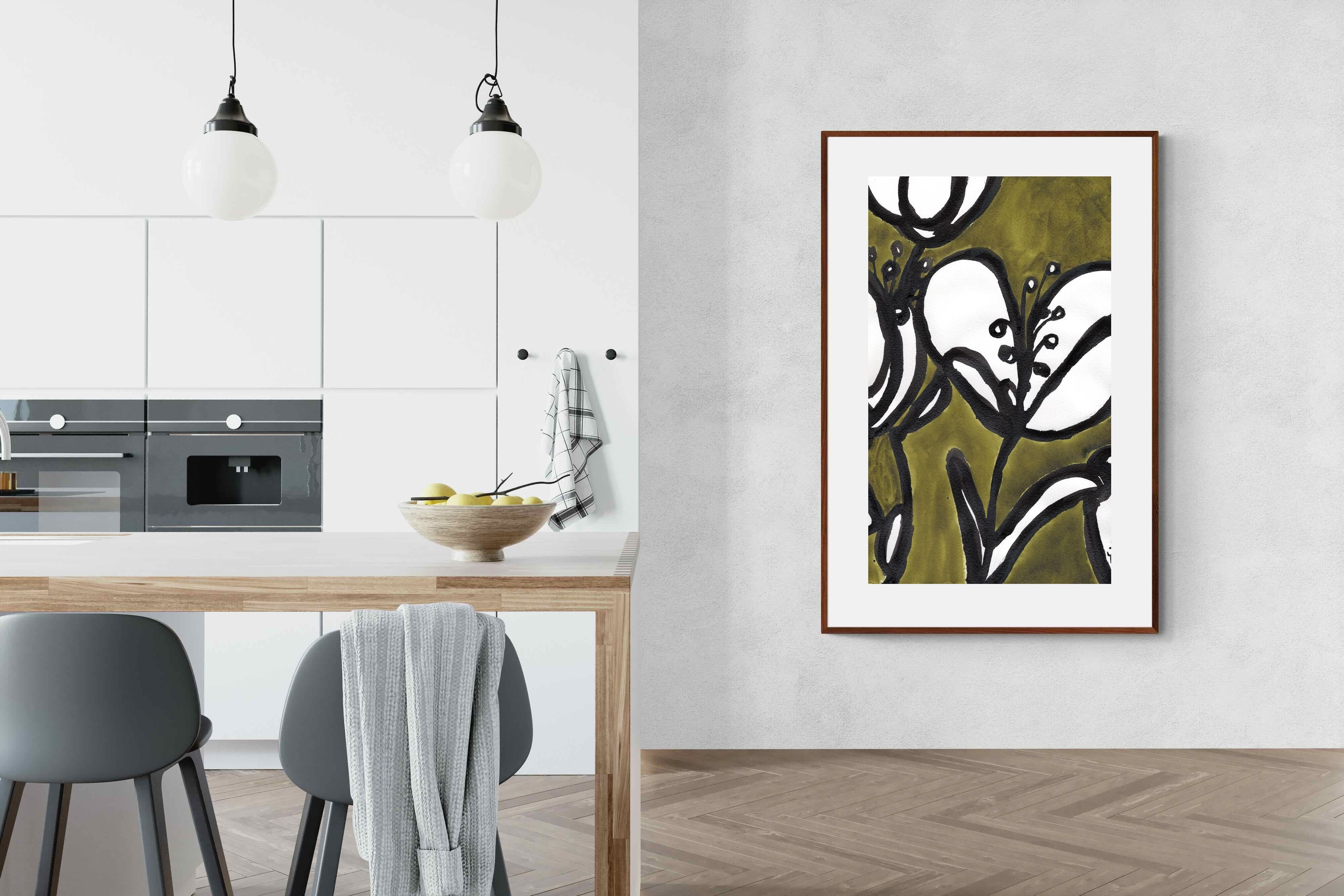 Pixalot Tulips In Moss Green