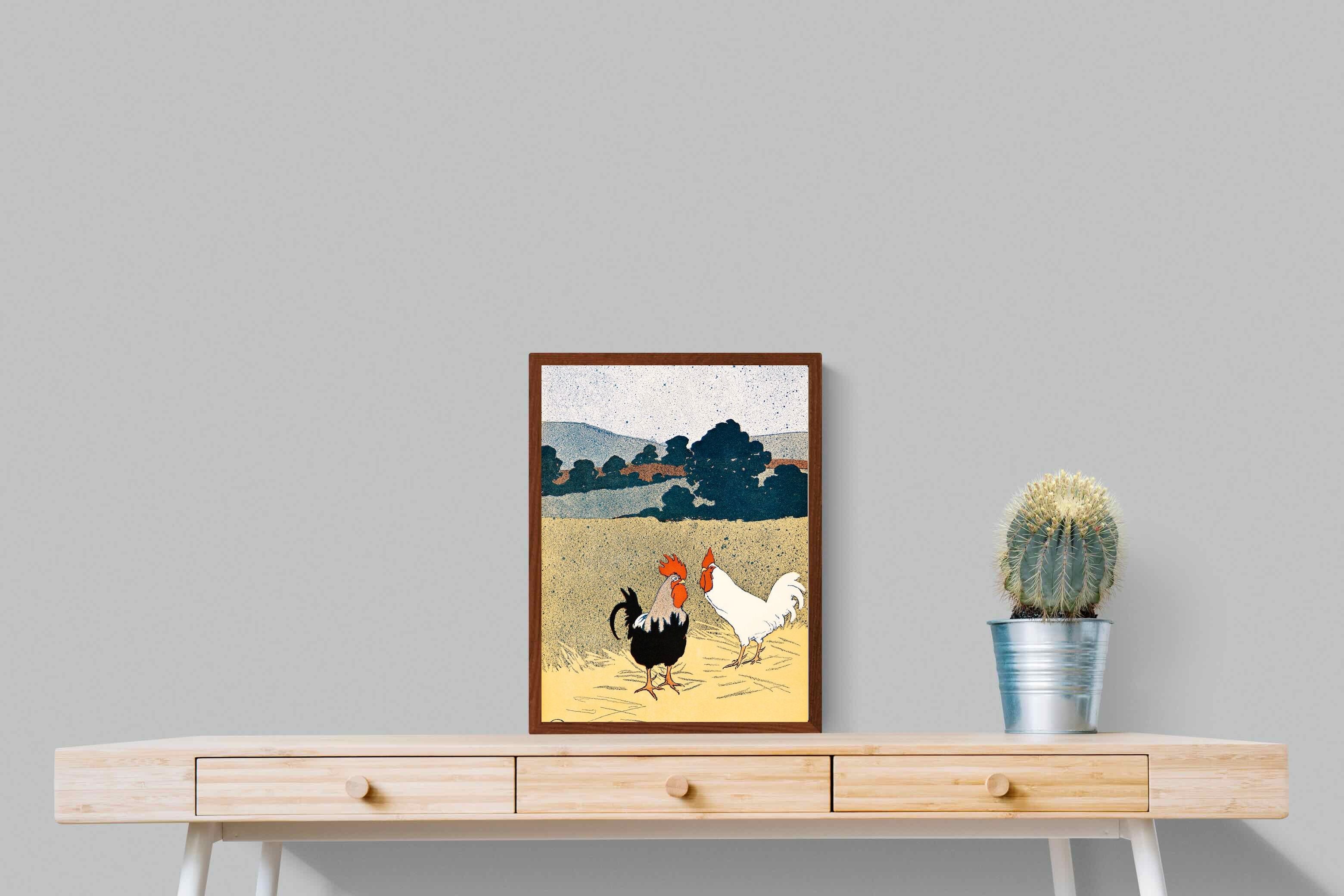 Pixalot ® Two Roosters