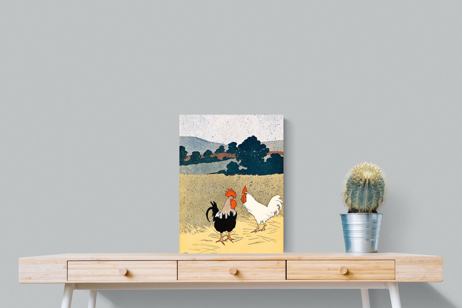 Pixalot Two Roosters