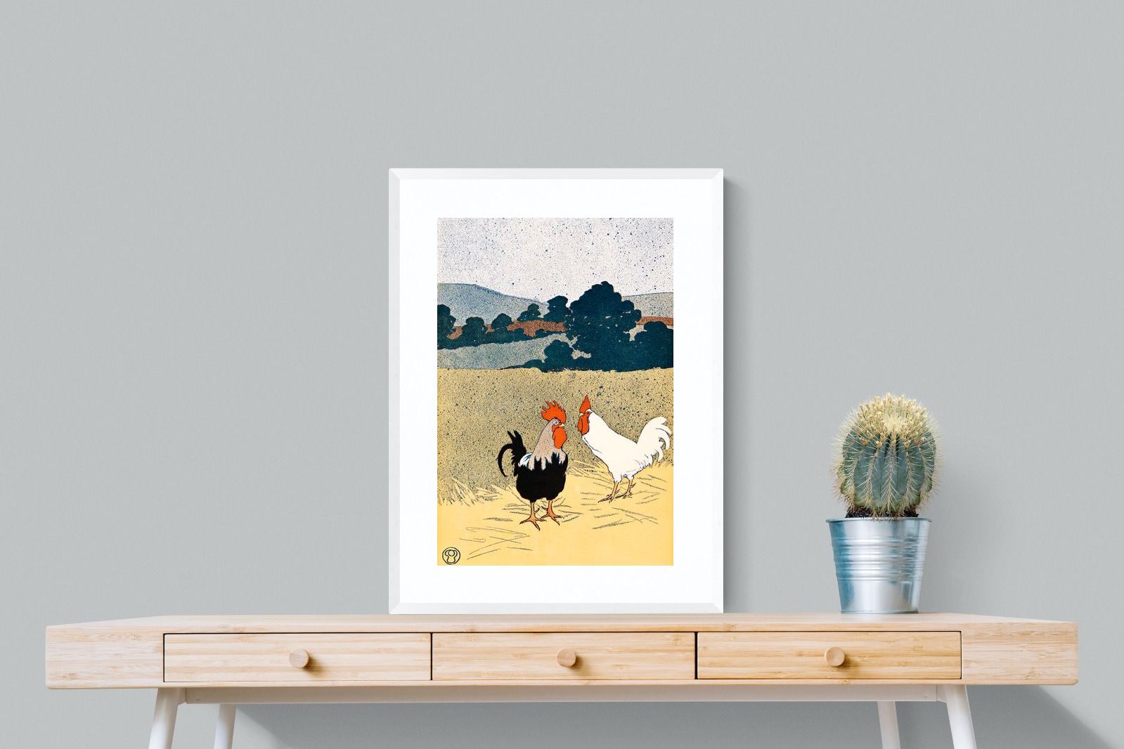 Pixalot Two Roosters