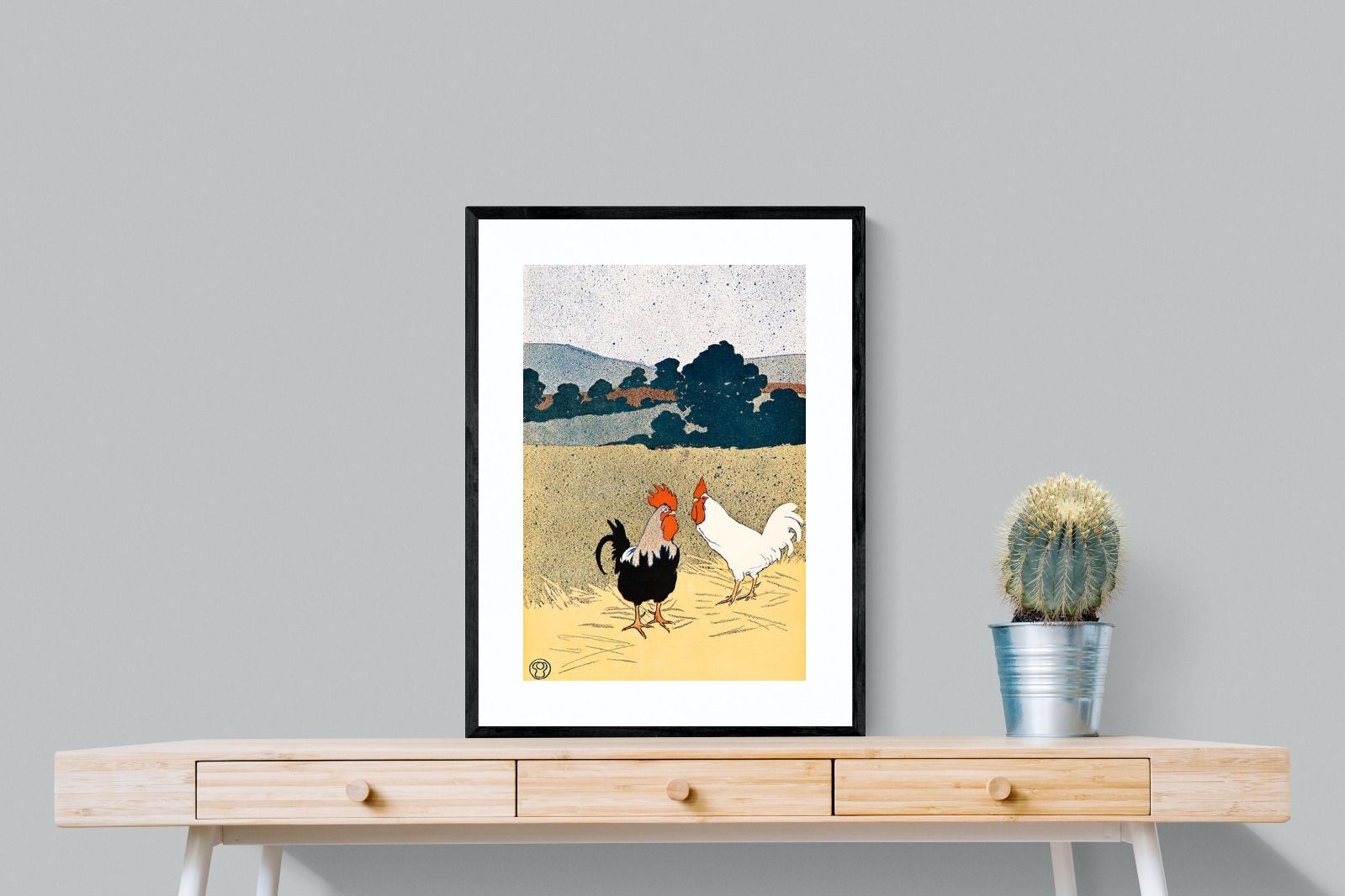 Pixalot Two Roosters