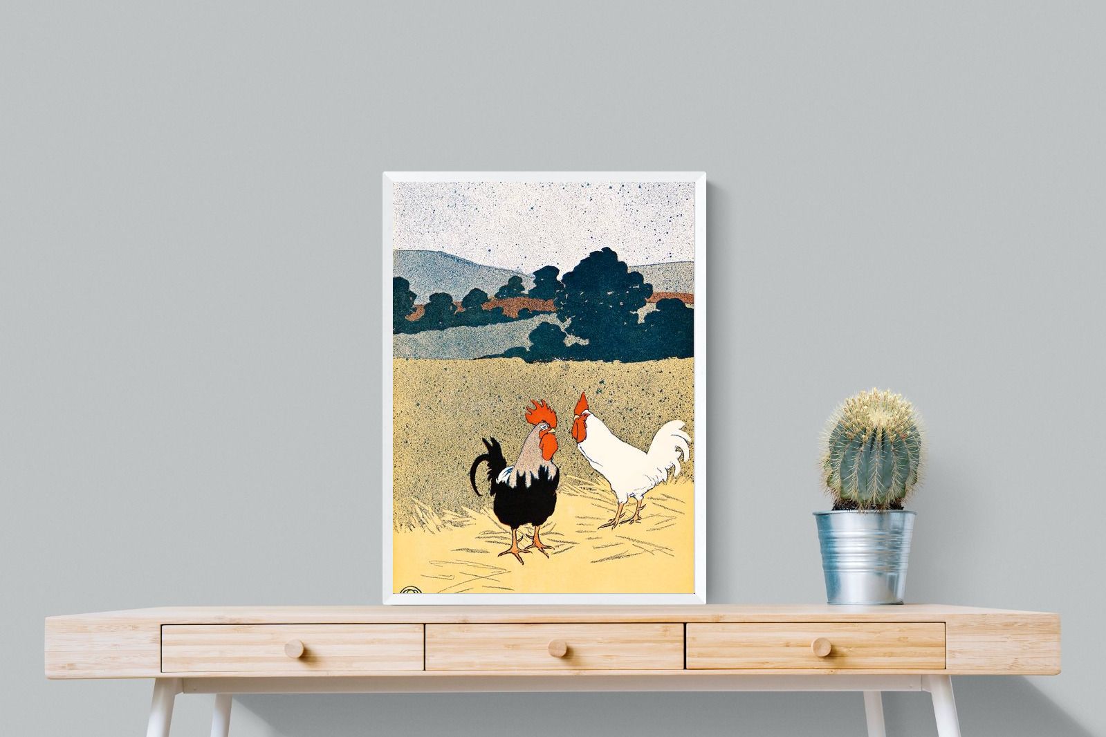 Pixalot Two Roosters