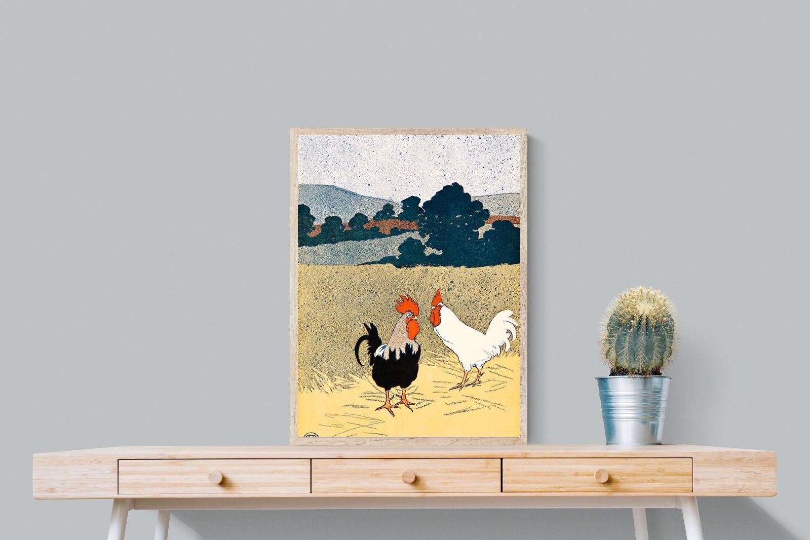 Pixalot Two Roosters