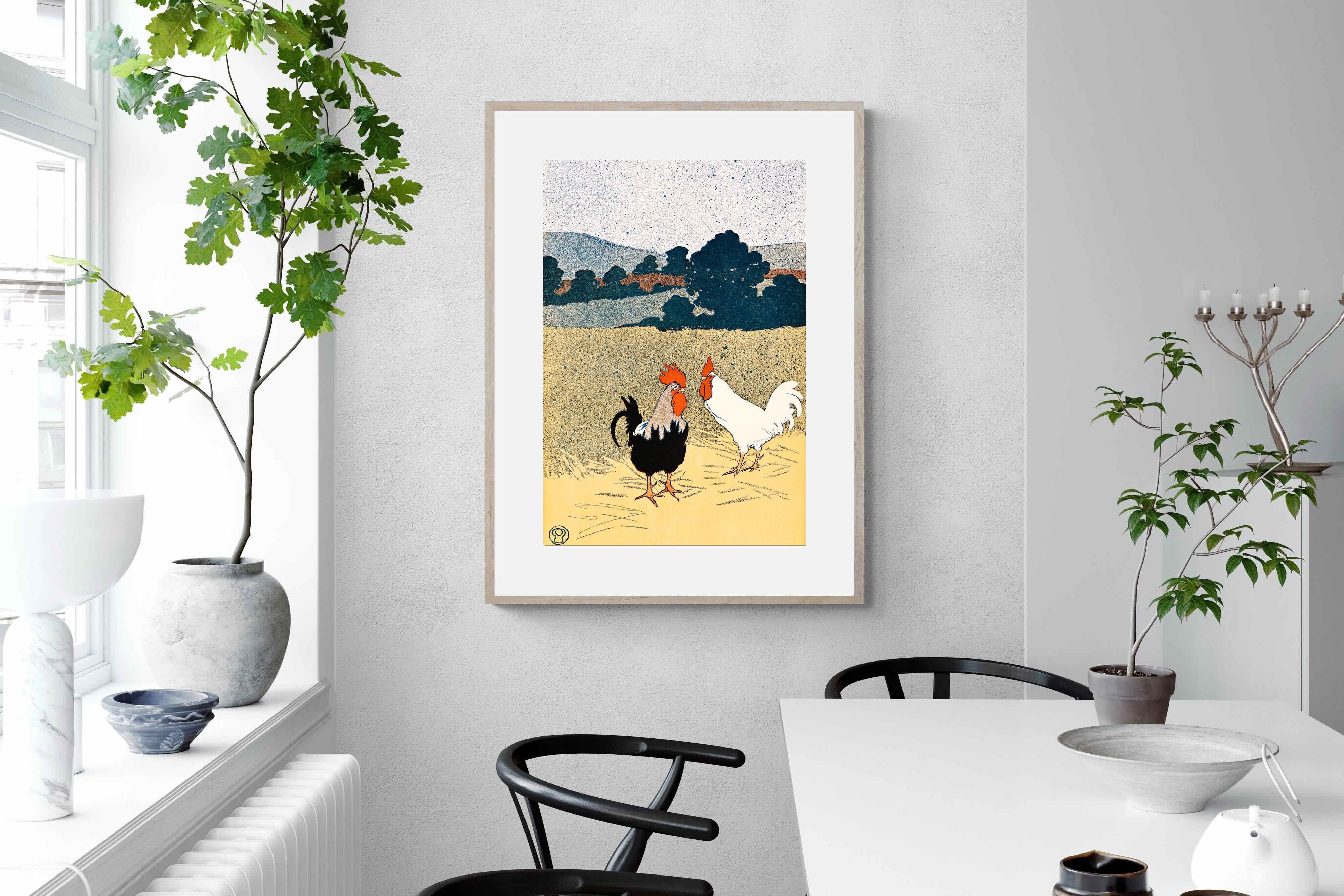 Pixalot Two Roosters