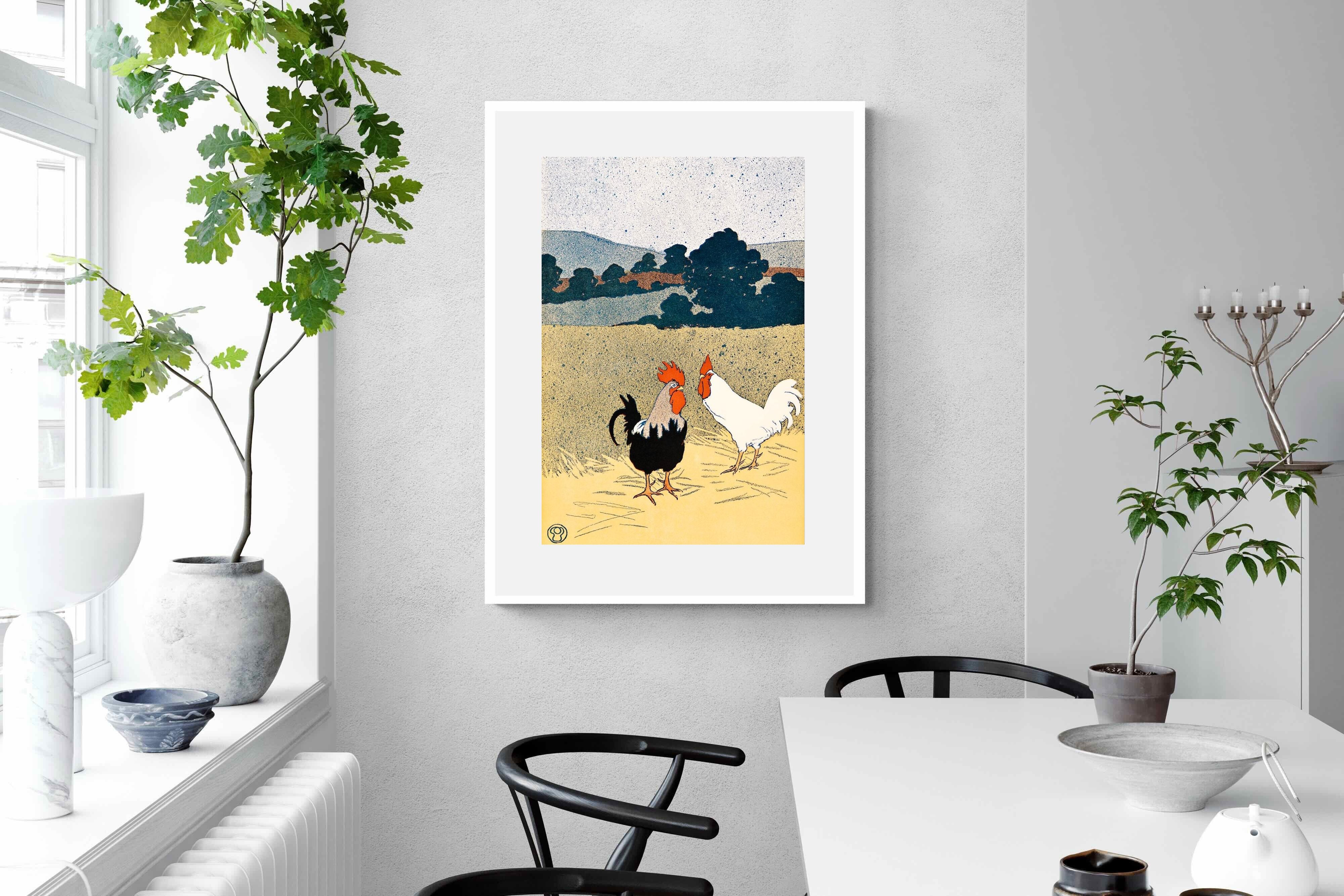 Pixalot Two Roosters