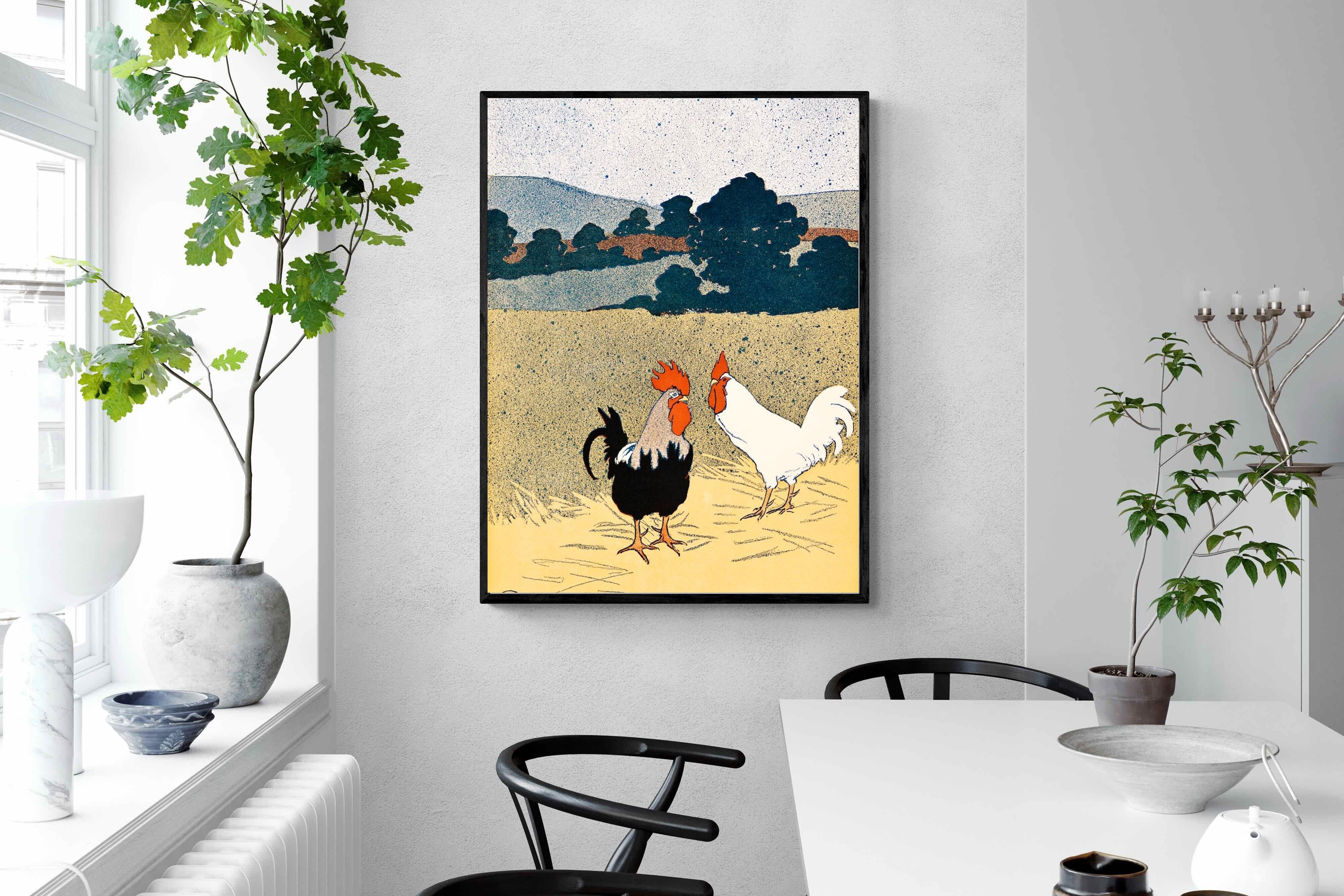 Pixalot Two Roosters