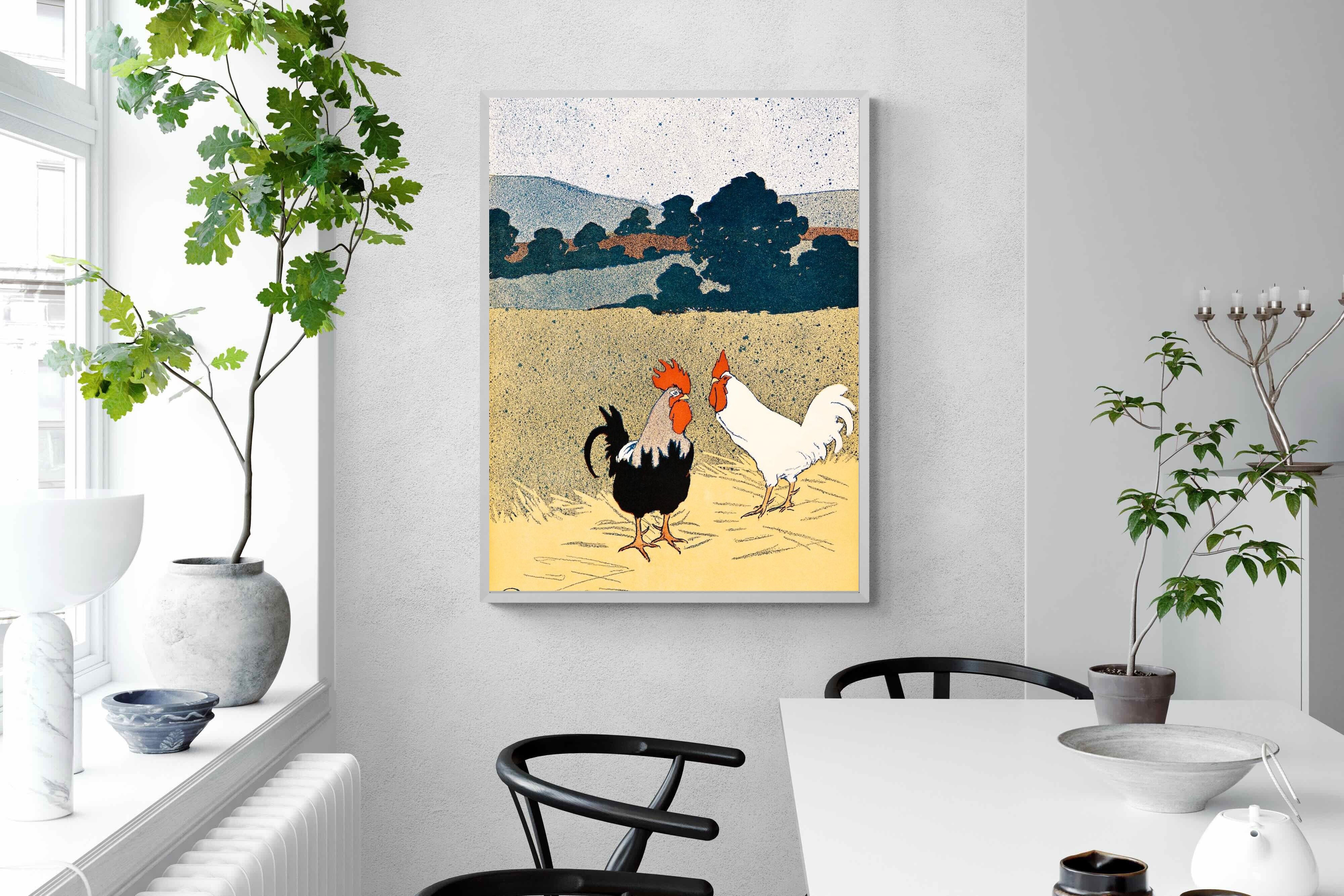 Pixalot Two Roosters
