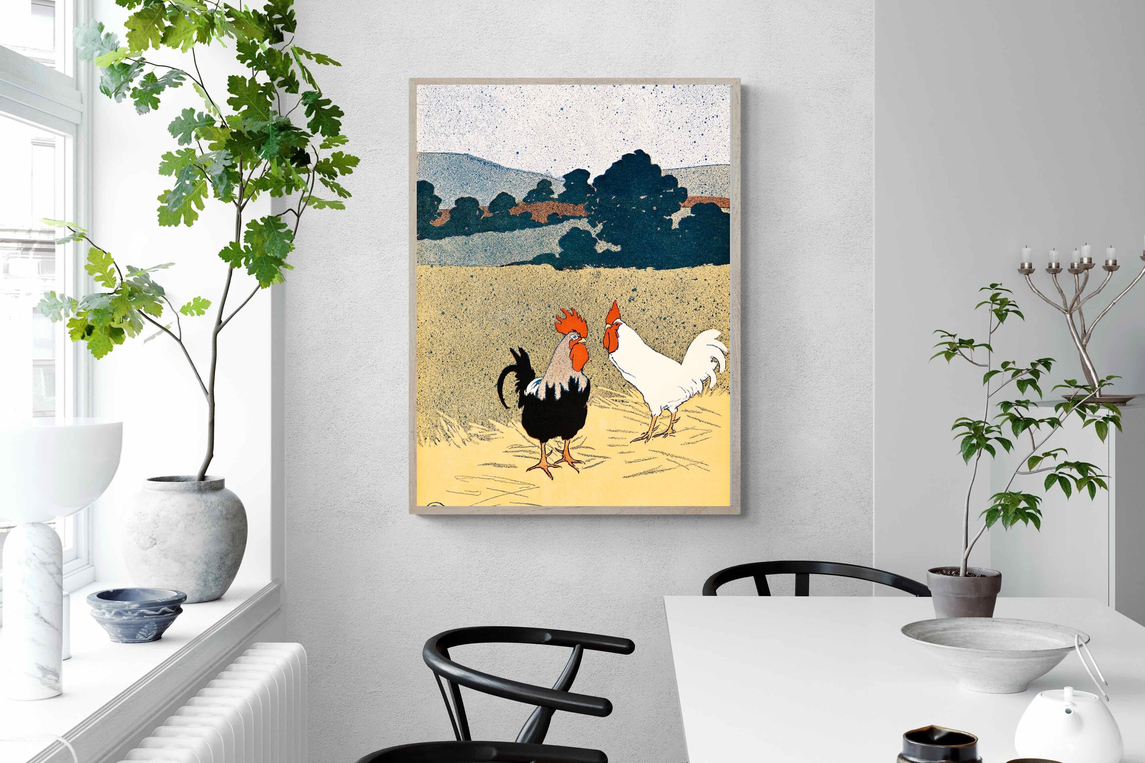 Pixalot Two Roosters