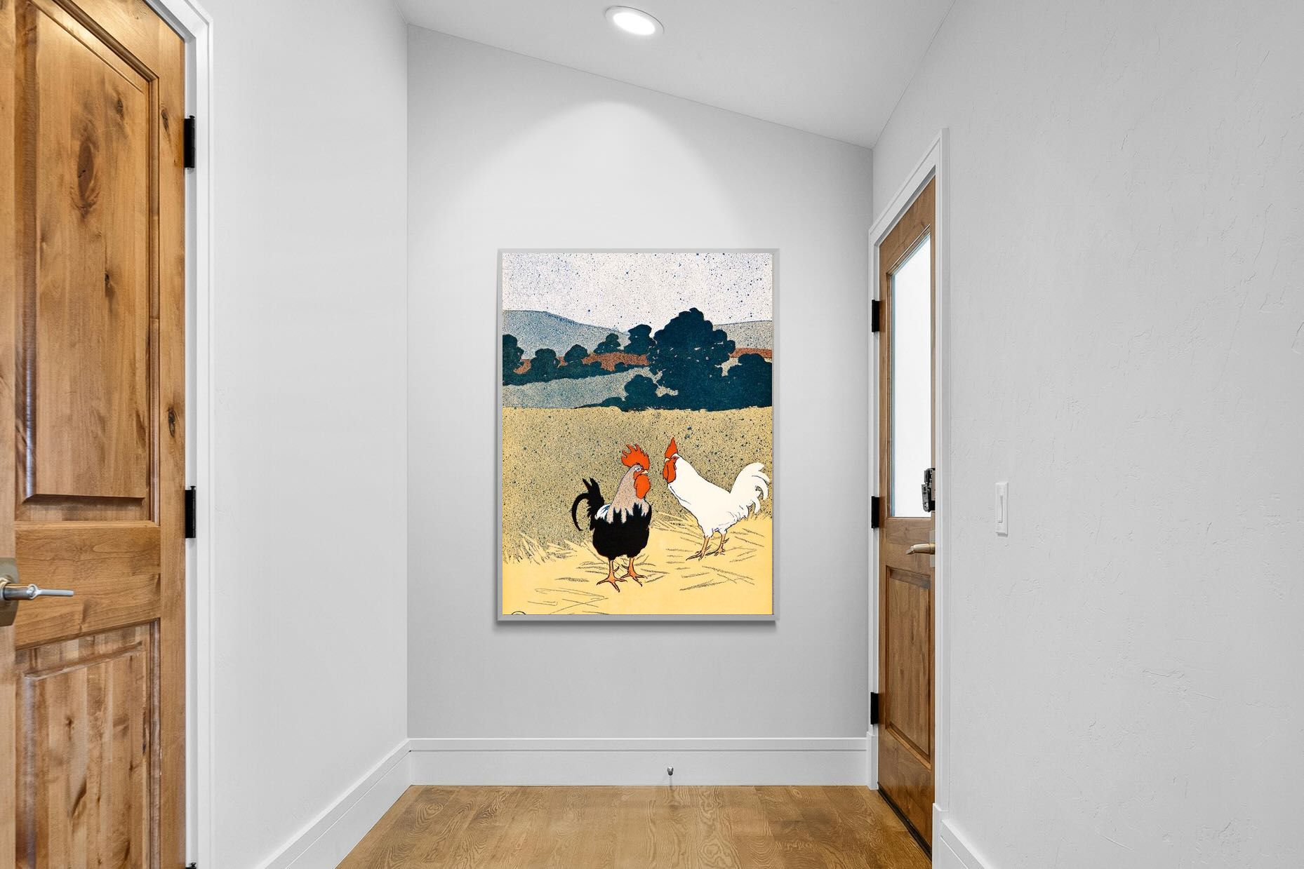 Pixalot Two Roosters