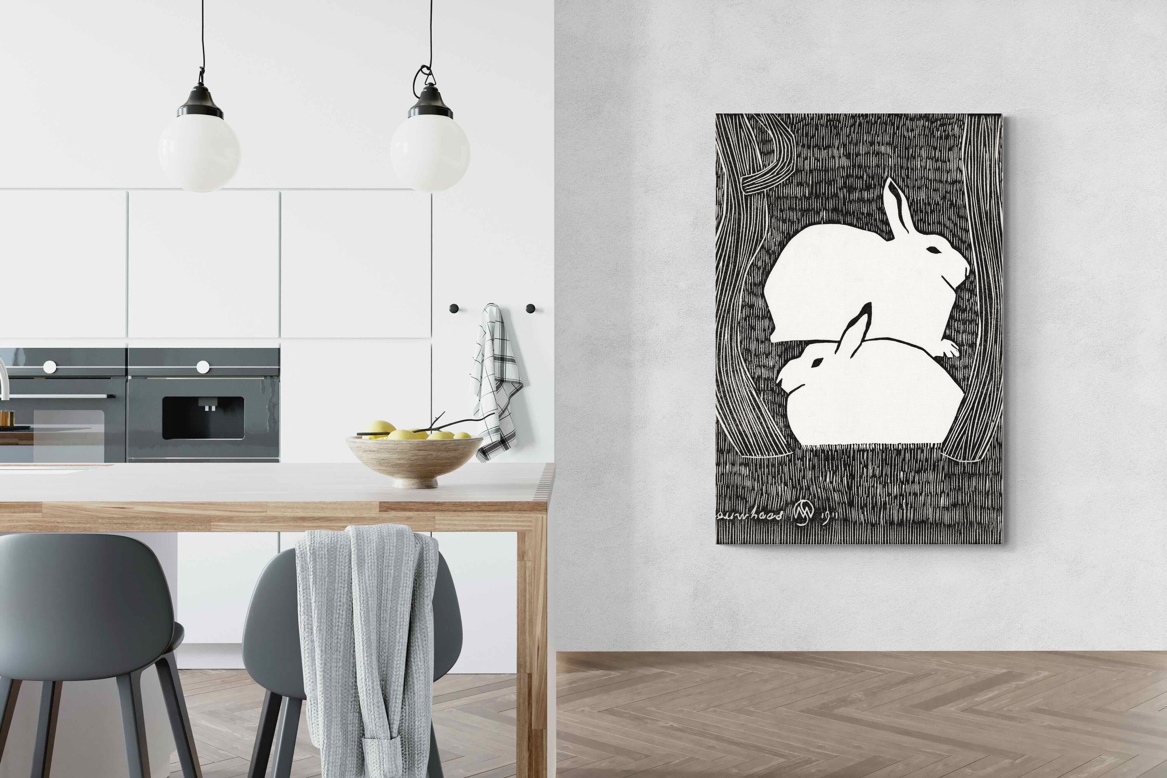 Pixalot Two Snow Hares