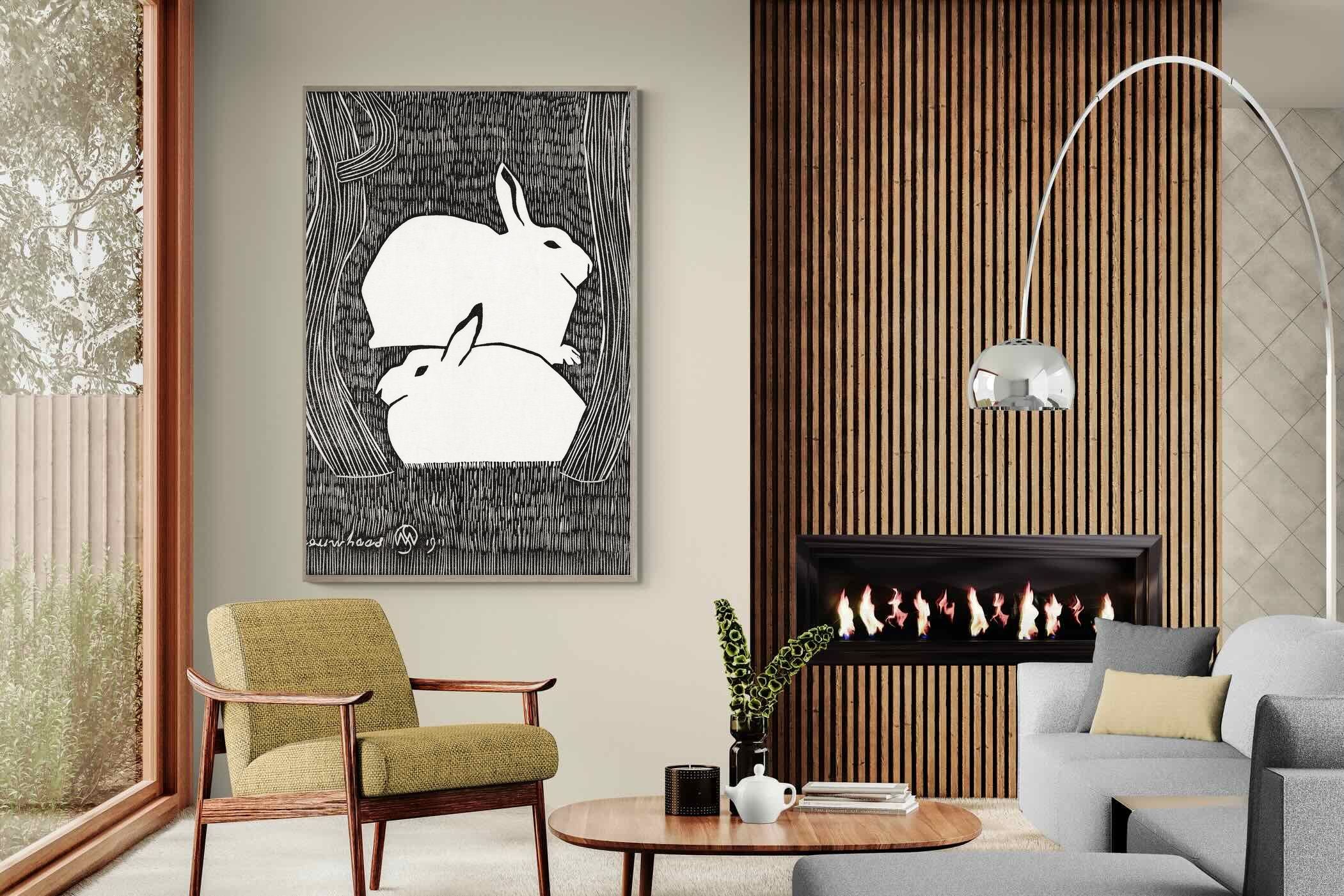 Pixalot Two Snow Hares