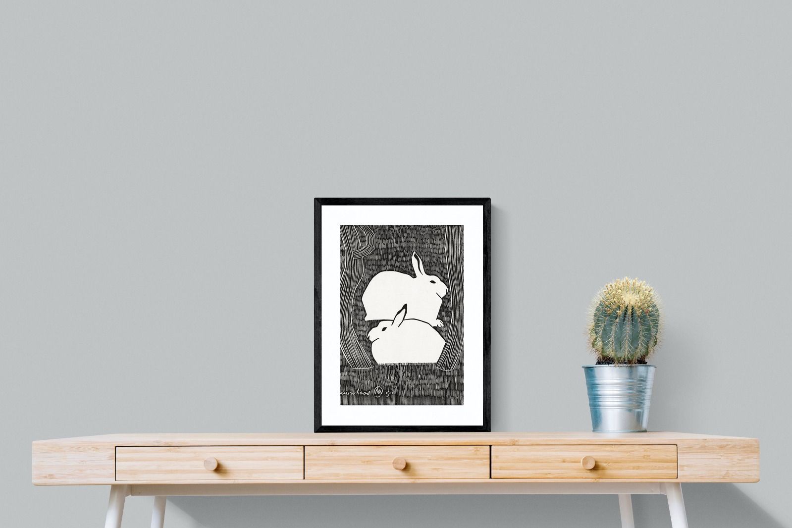 Pixalot Two Snow Hares