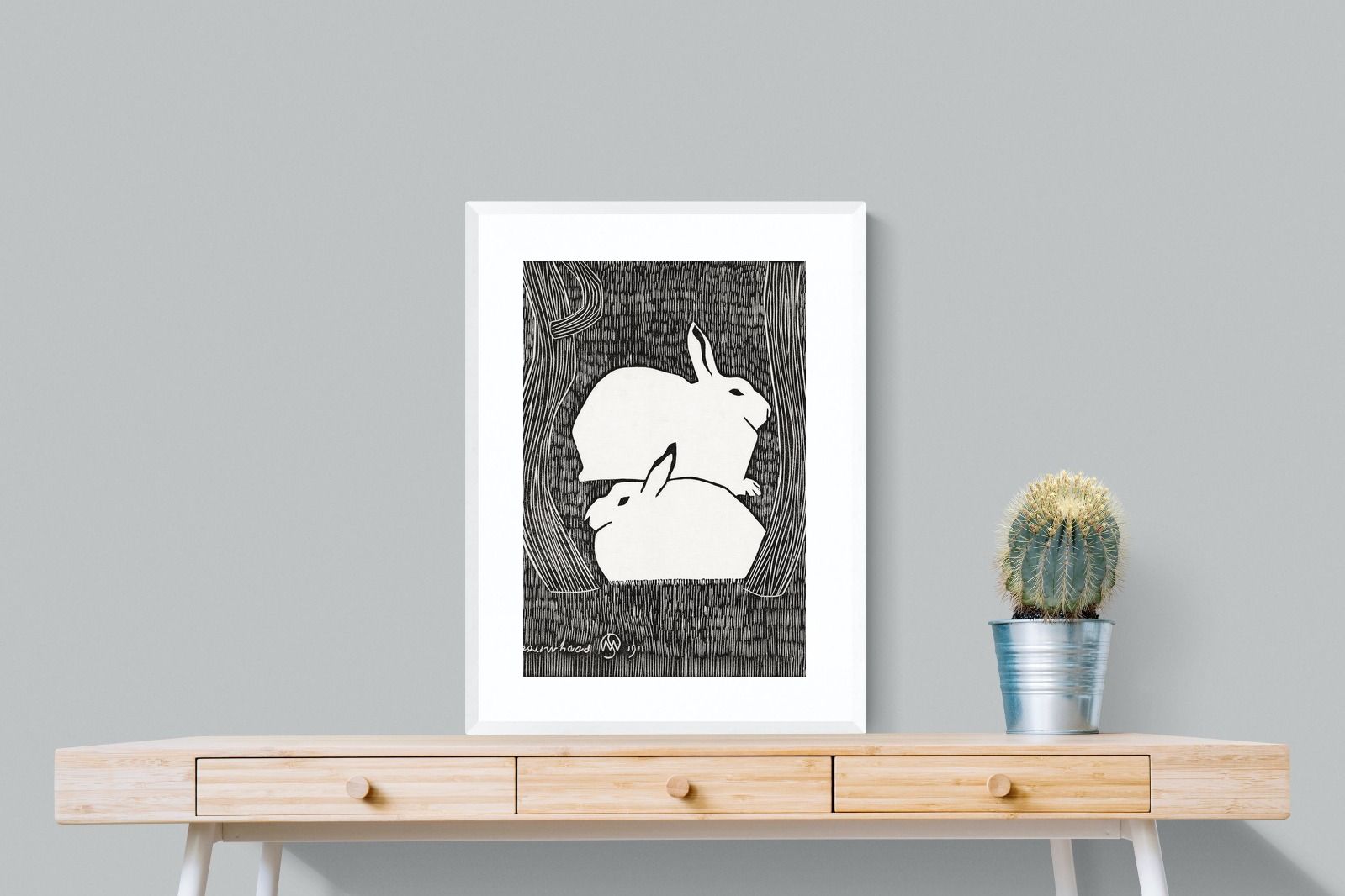 Pixalot Two Snow Hares