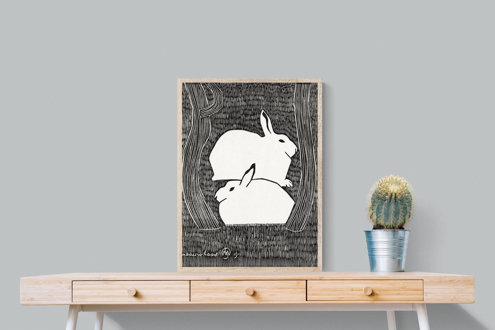 Pixalot Two Snow Hares