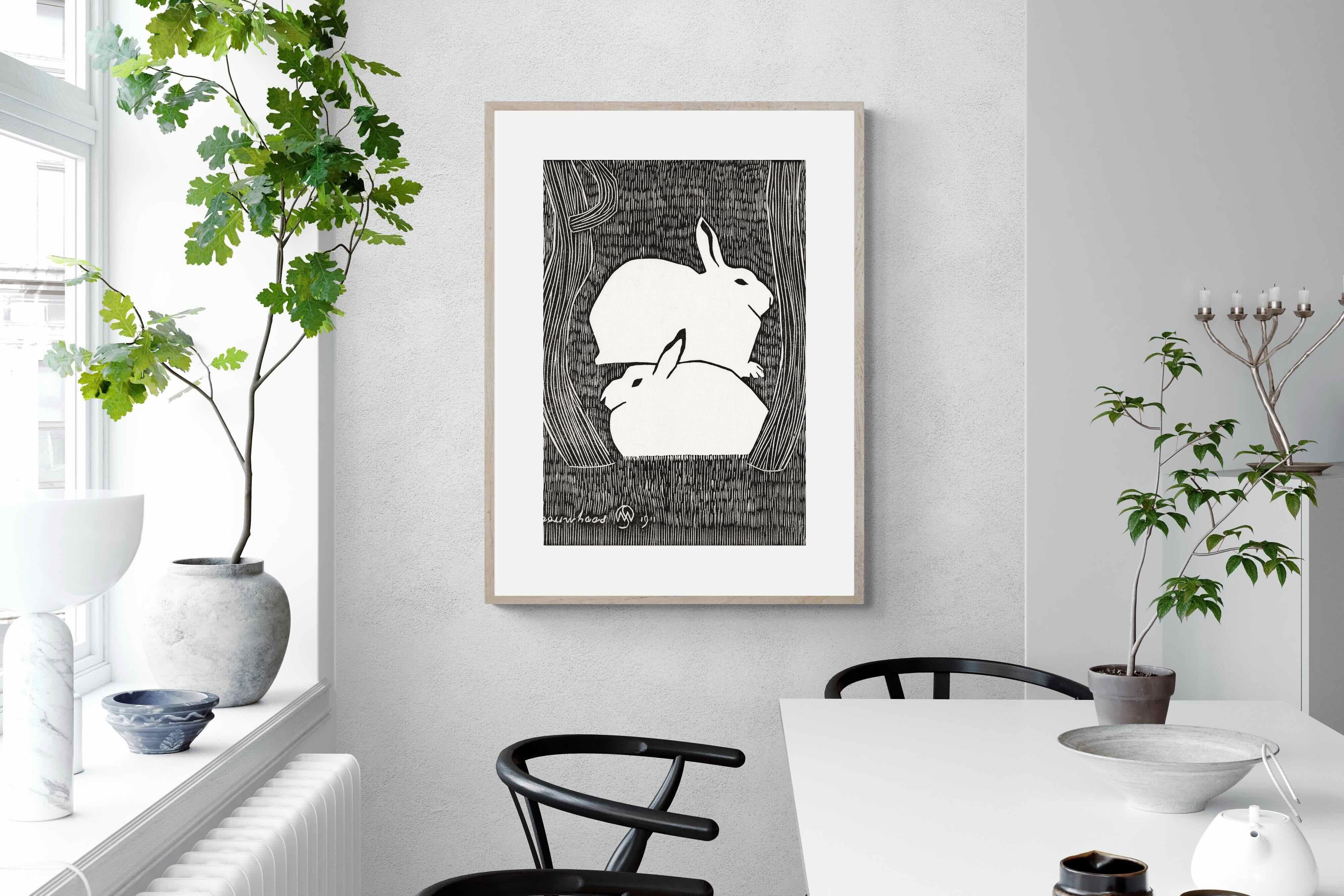 Pixalot Two Snow Hares