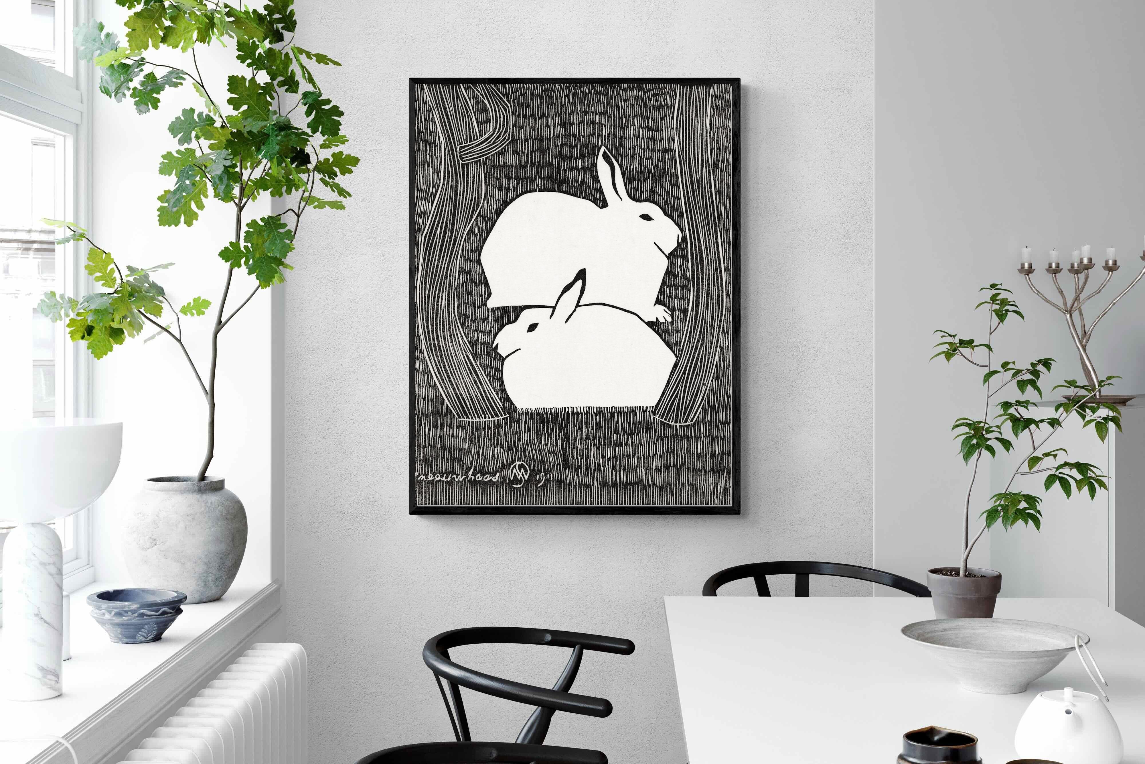 Pixalot Two Snow Hares