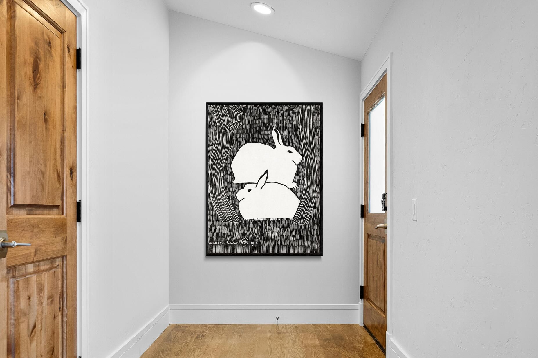 Pixalot Two Snow Hares