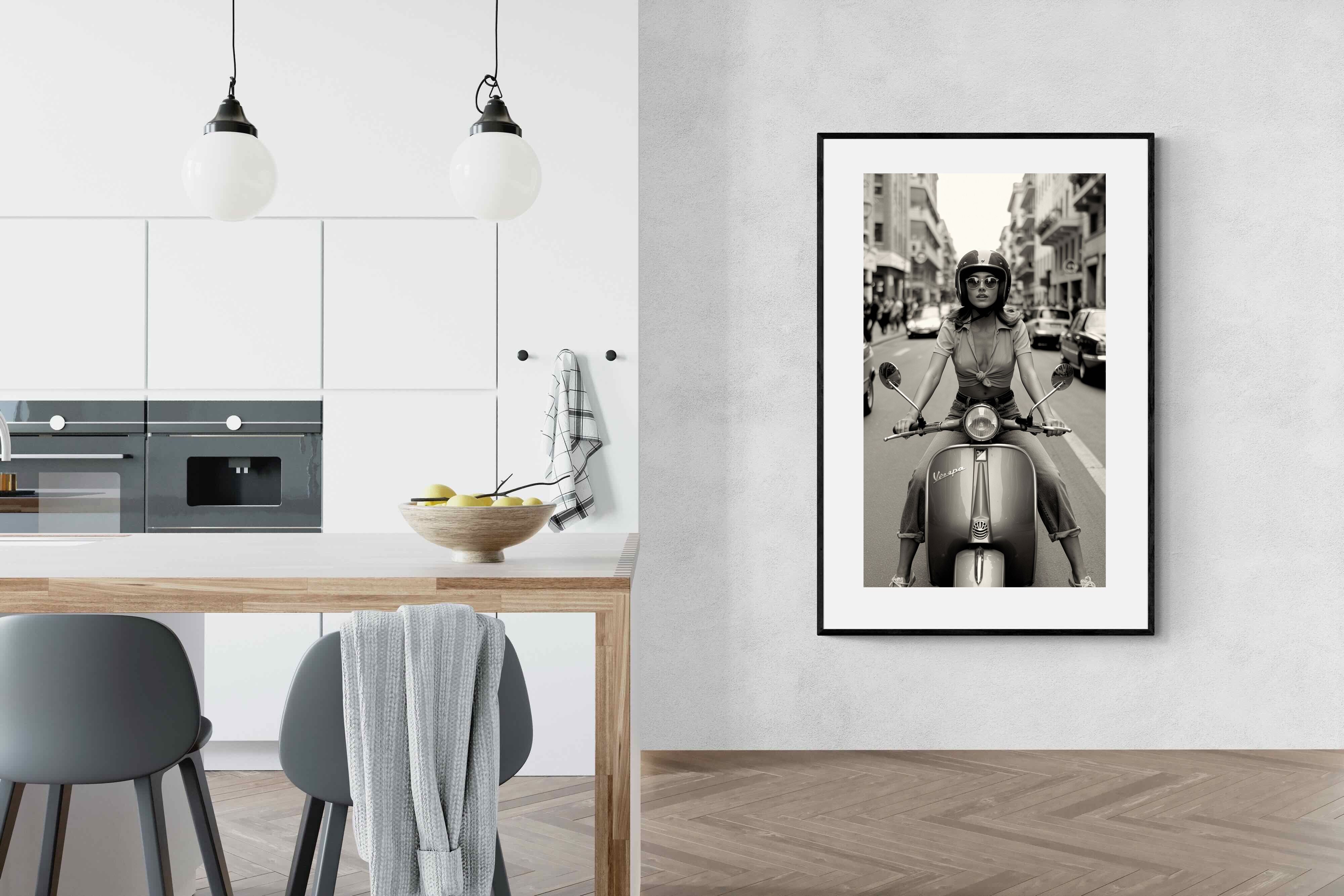 Pixalot Vespa Girl