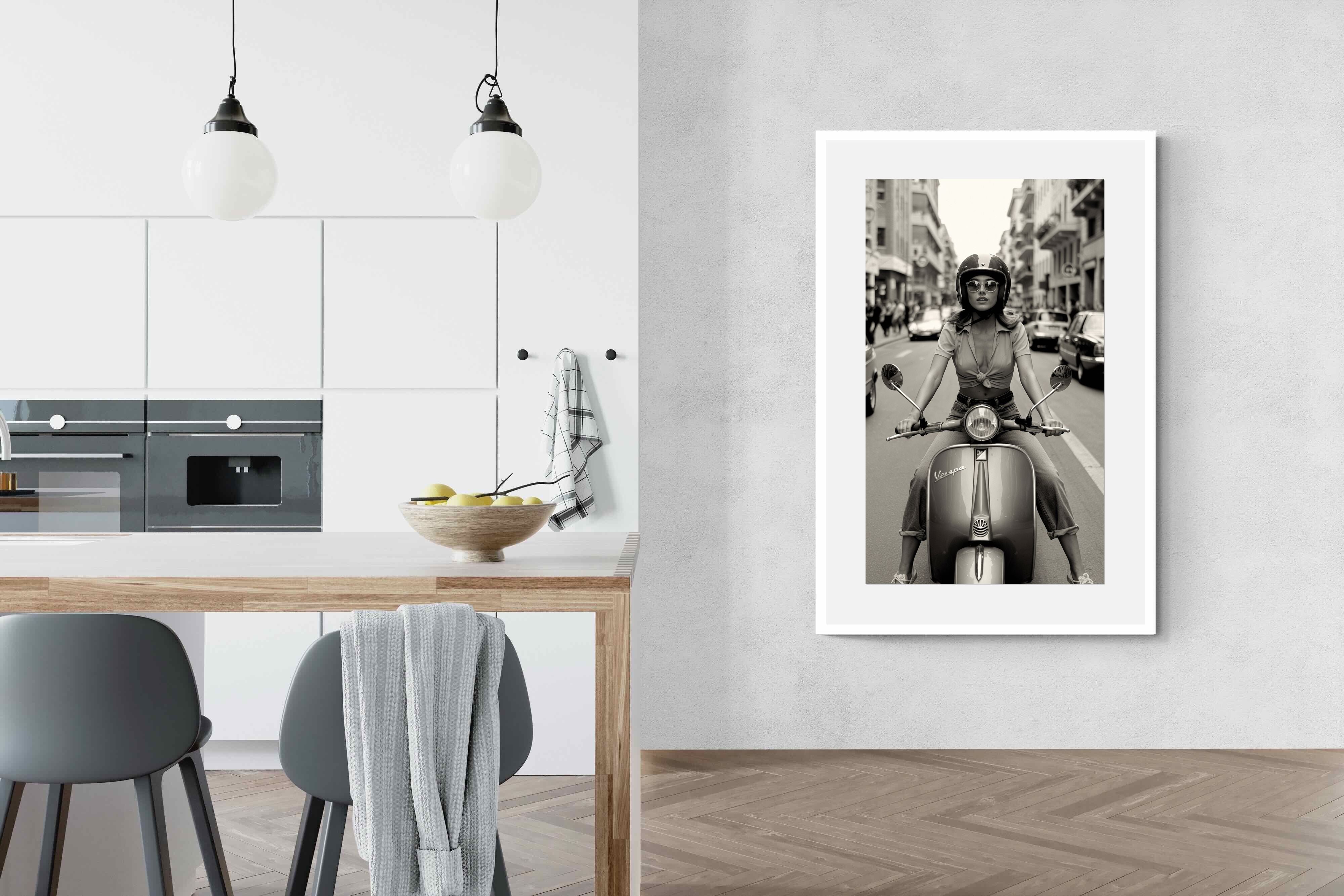 Pixalot Vespa Girl
