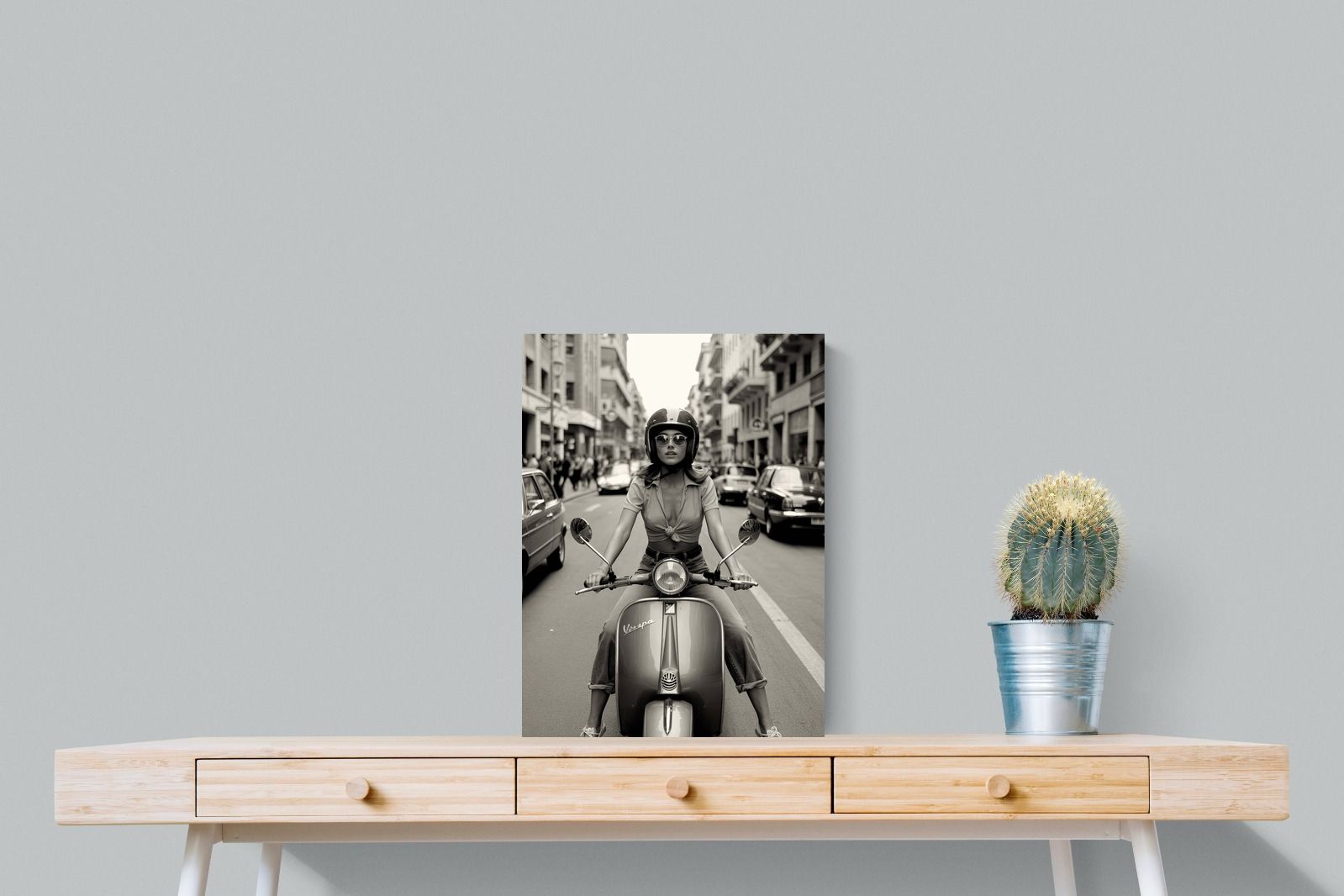 Pixalot Vespa Girl