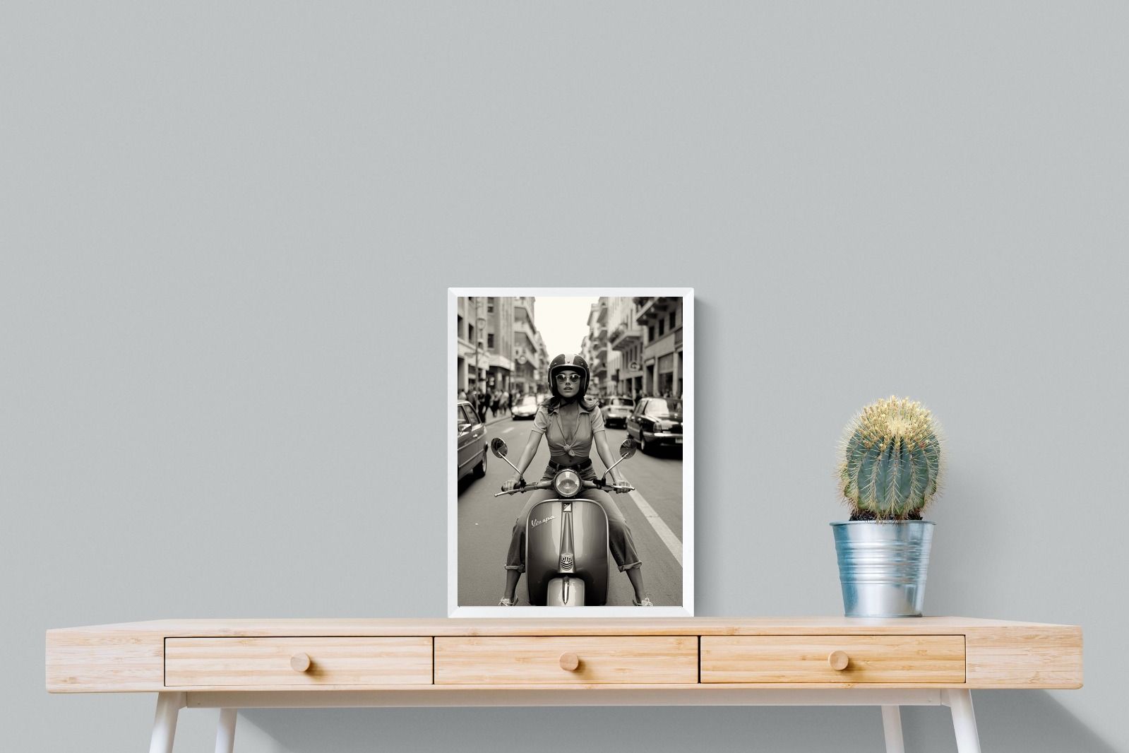Pixalot Vespa Girl