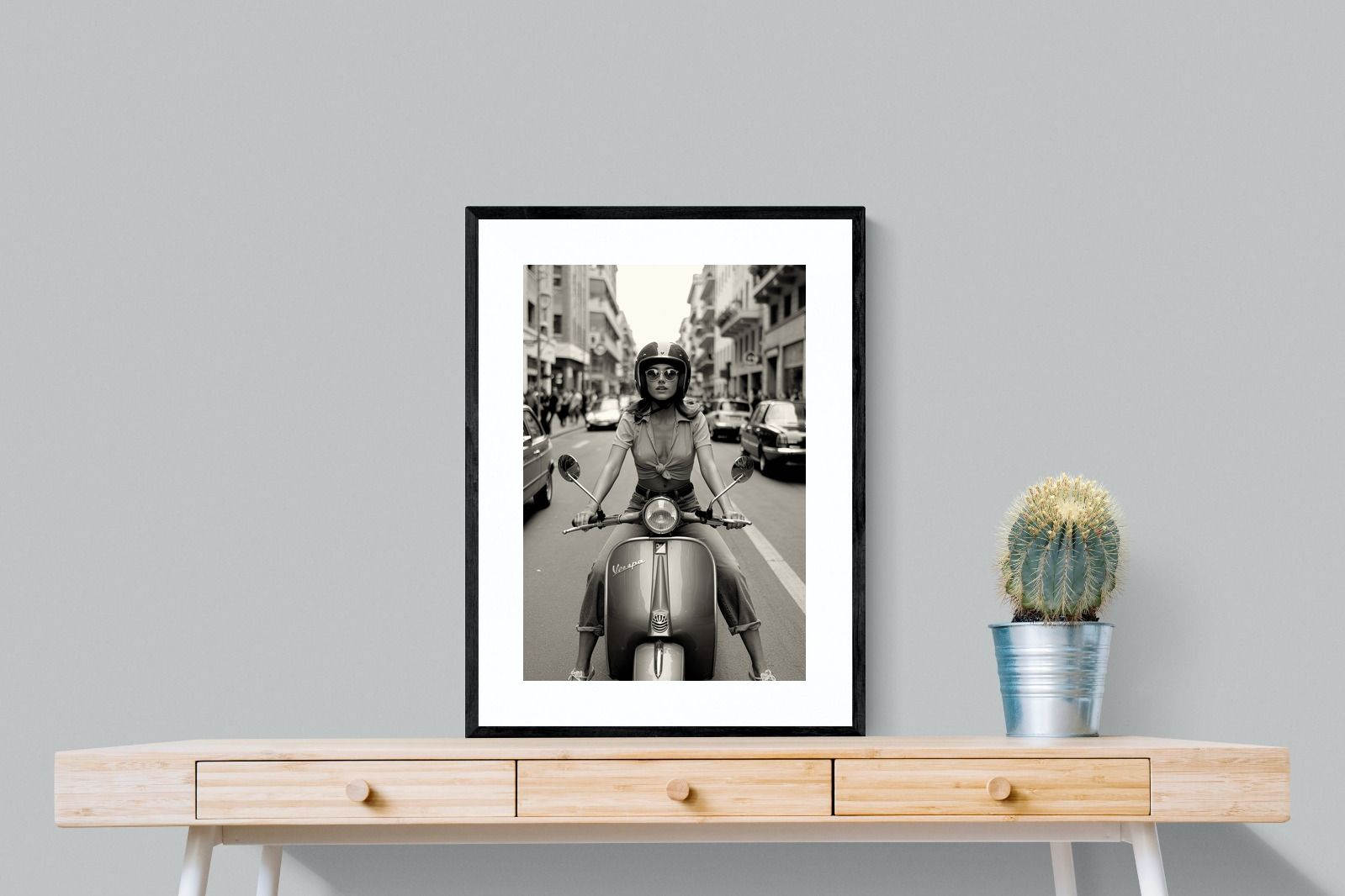 Pixalot Vespa Girl