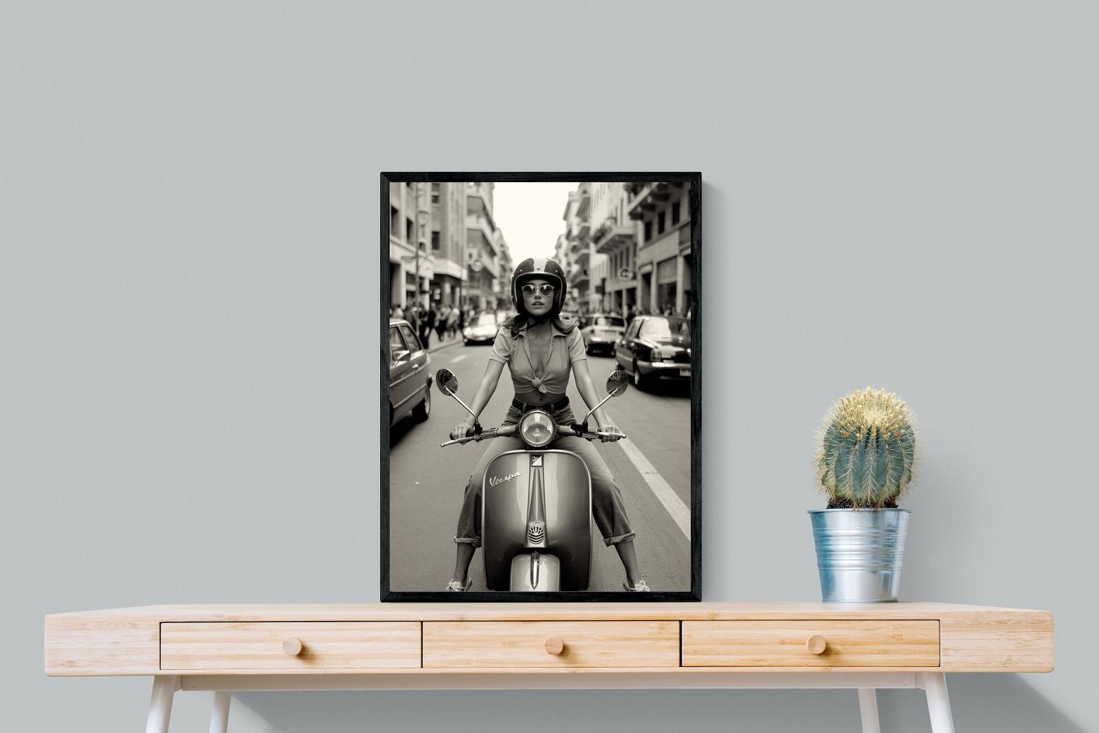 Pixalot Vespa Girl