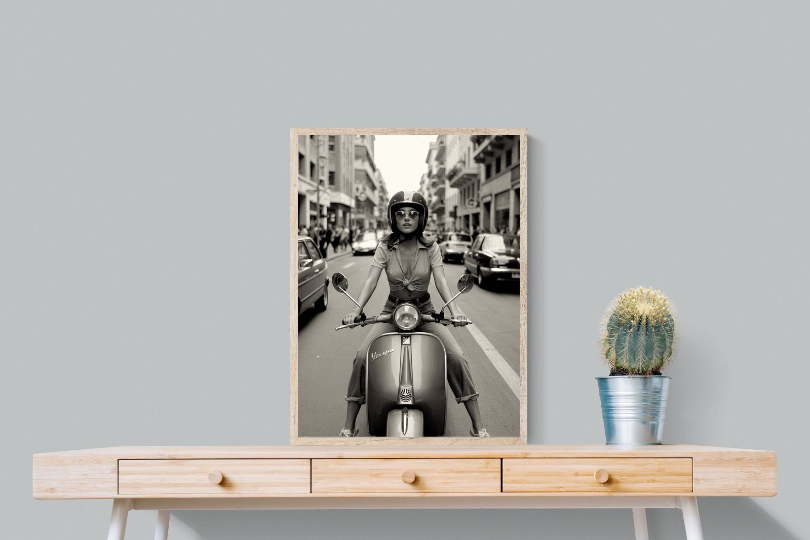 Pixalot Vespa Girl