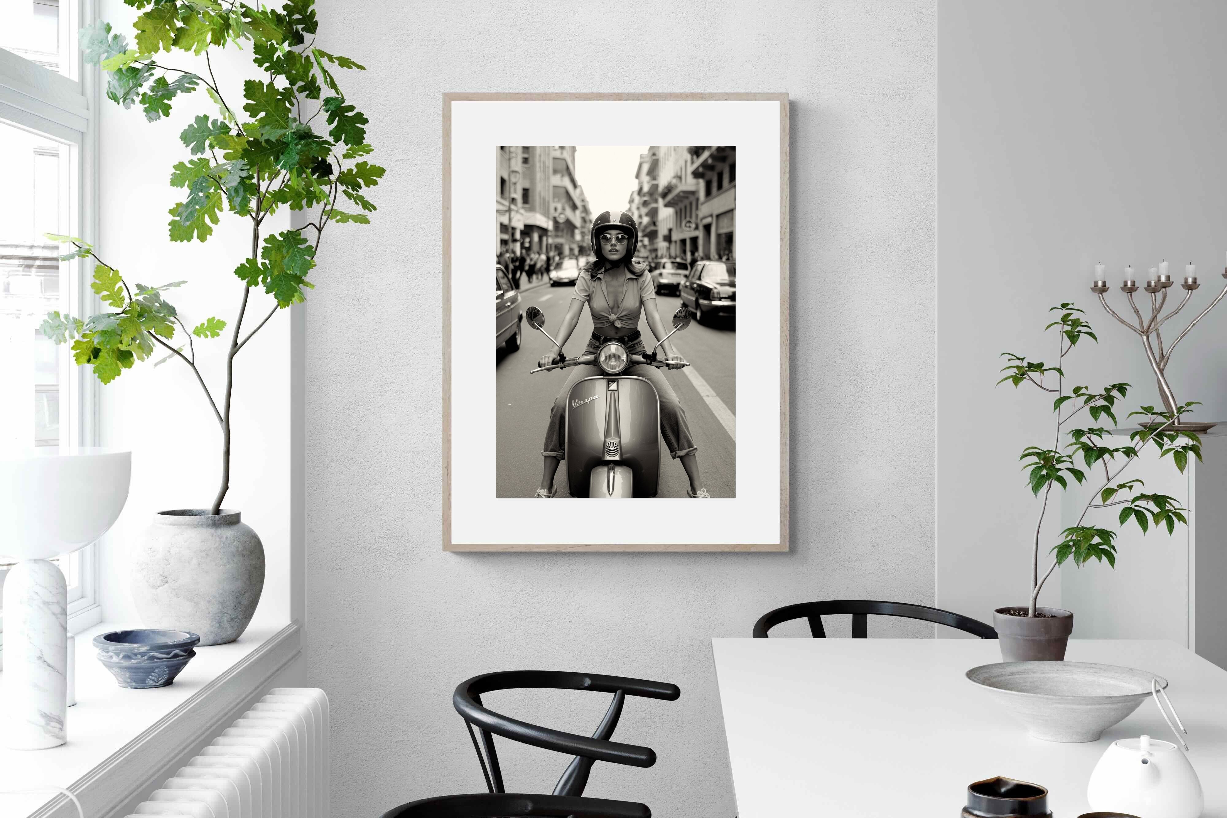Pixalot Vespa Girl