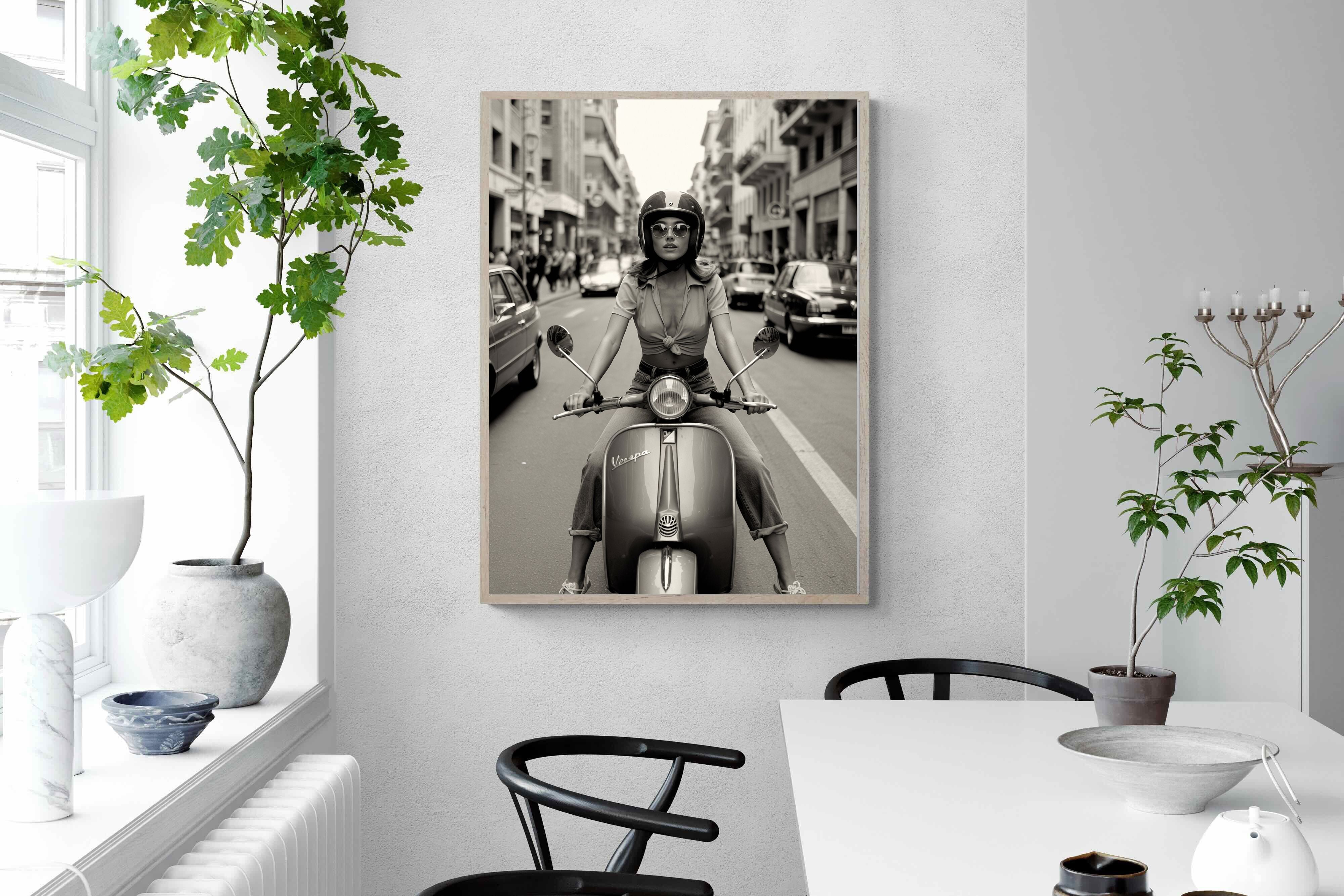 Pixalot Vespa Girl