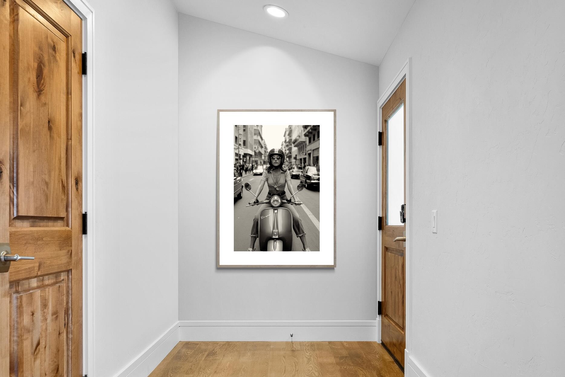 Pixalot Vespa Girl
