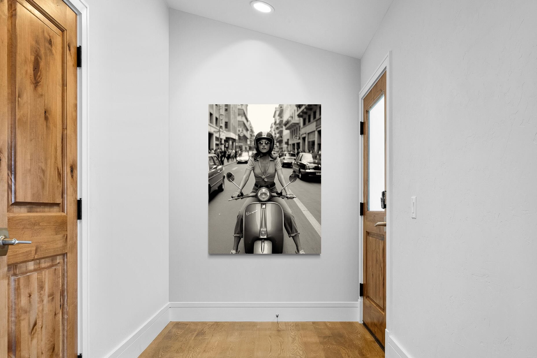 Pixalot Vespa Girl