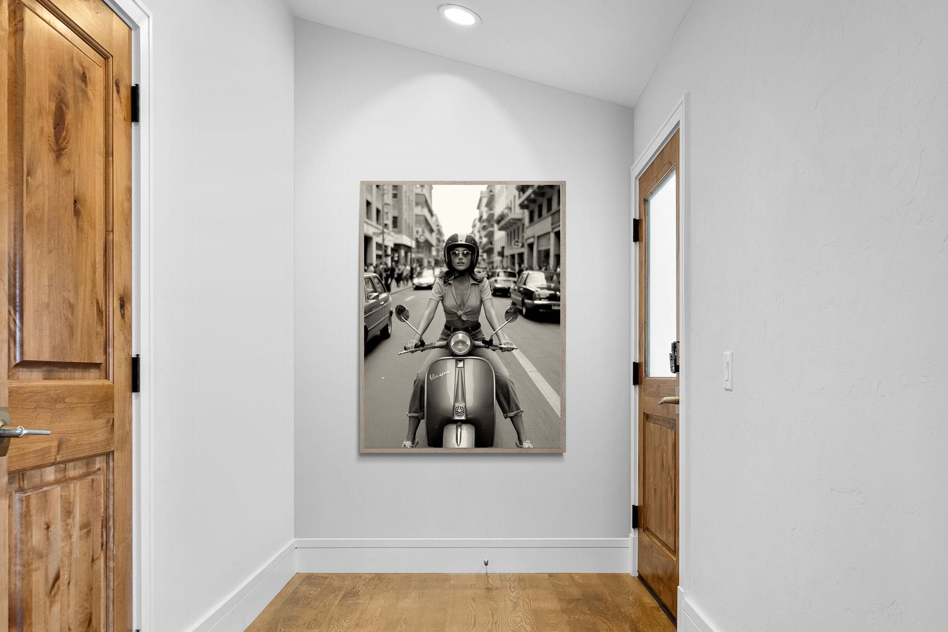 Pixalot Vespa Girl