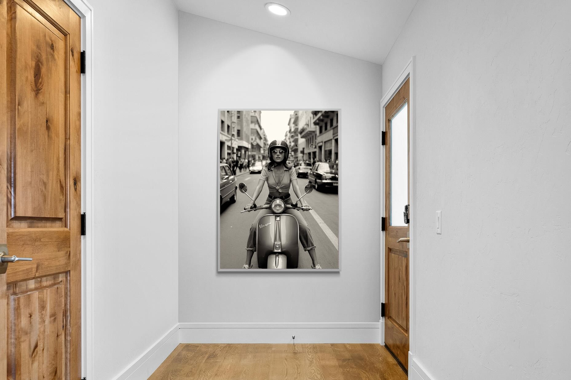 Pixalot Vespa Girl