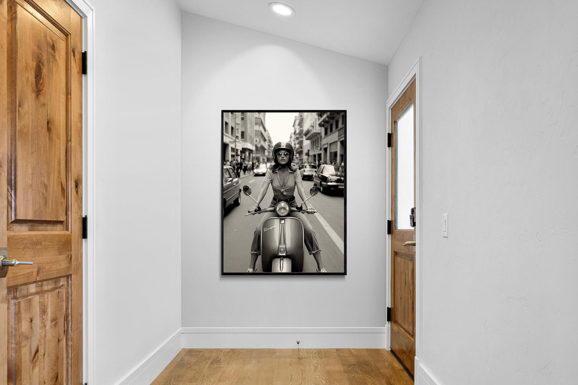 Pixalot Vespa Girl