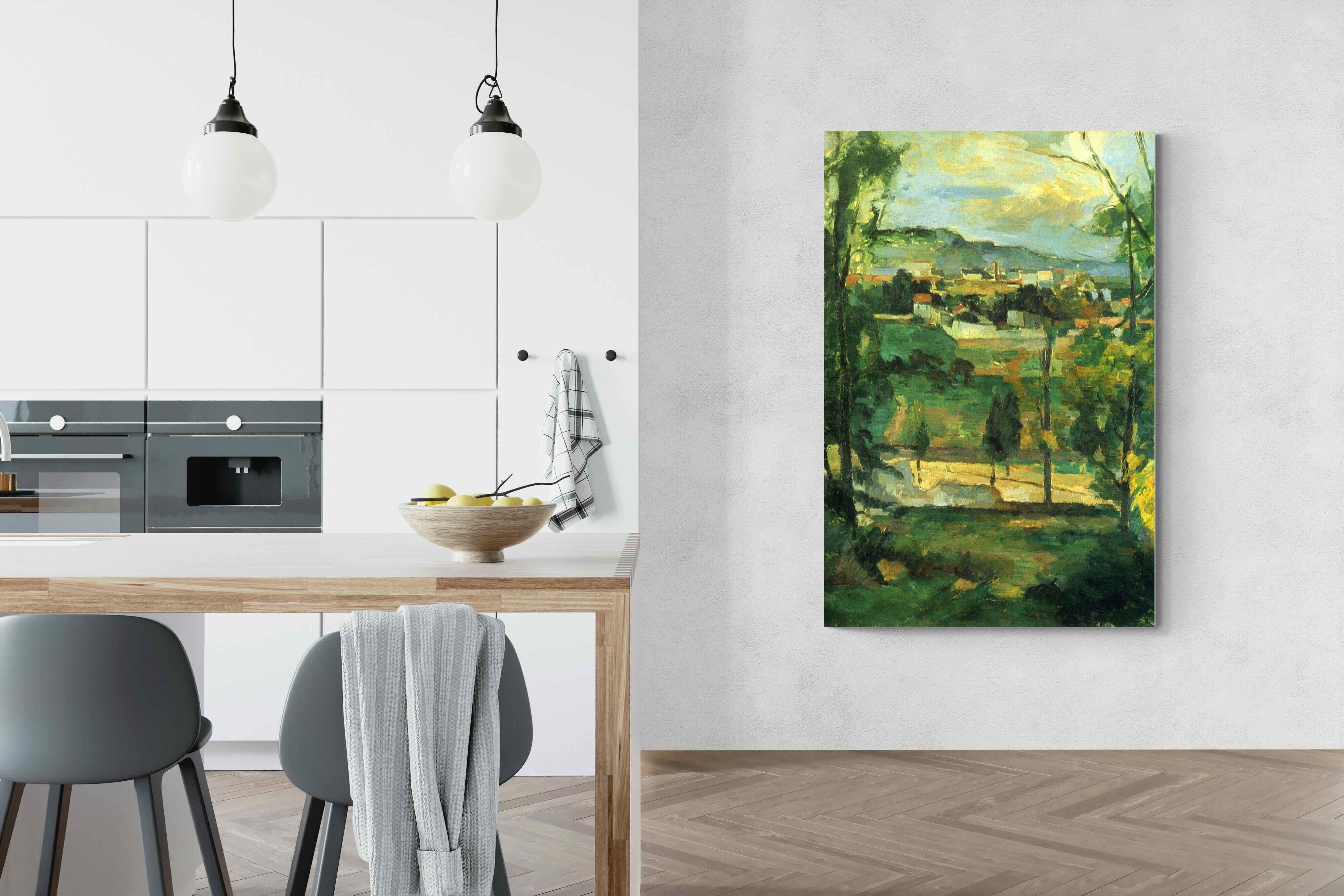 Pixalot Village Behind Trees