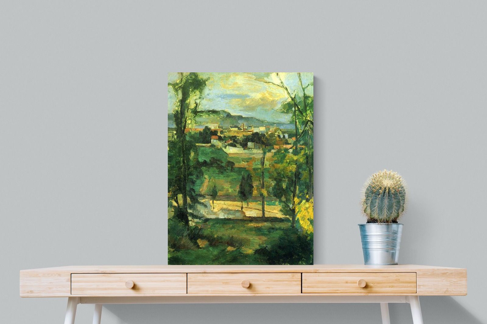 Pixalot Village Behind Trees