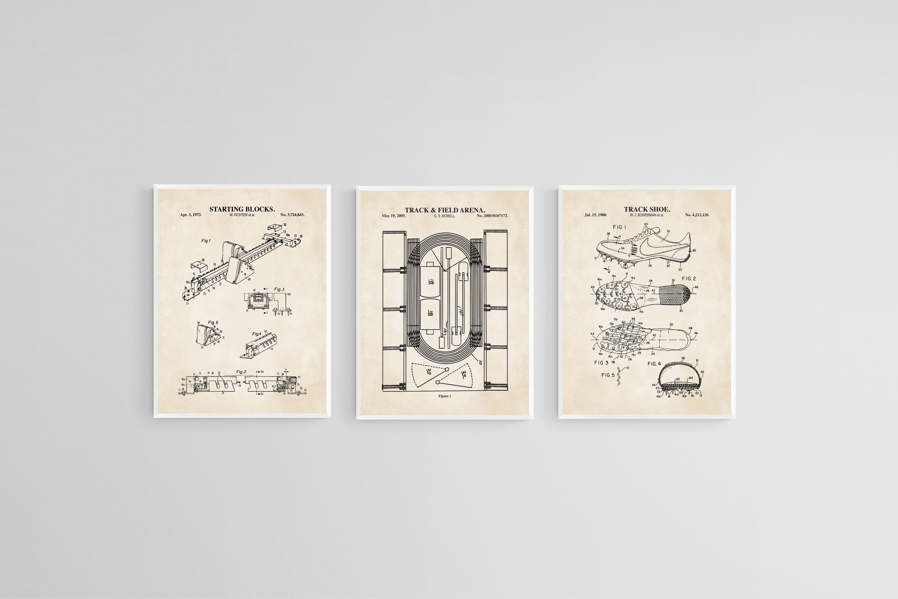 Vintage Athletics Diagrams