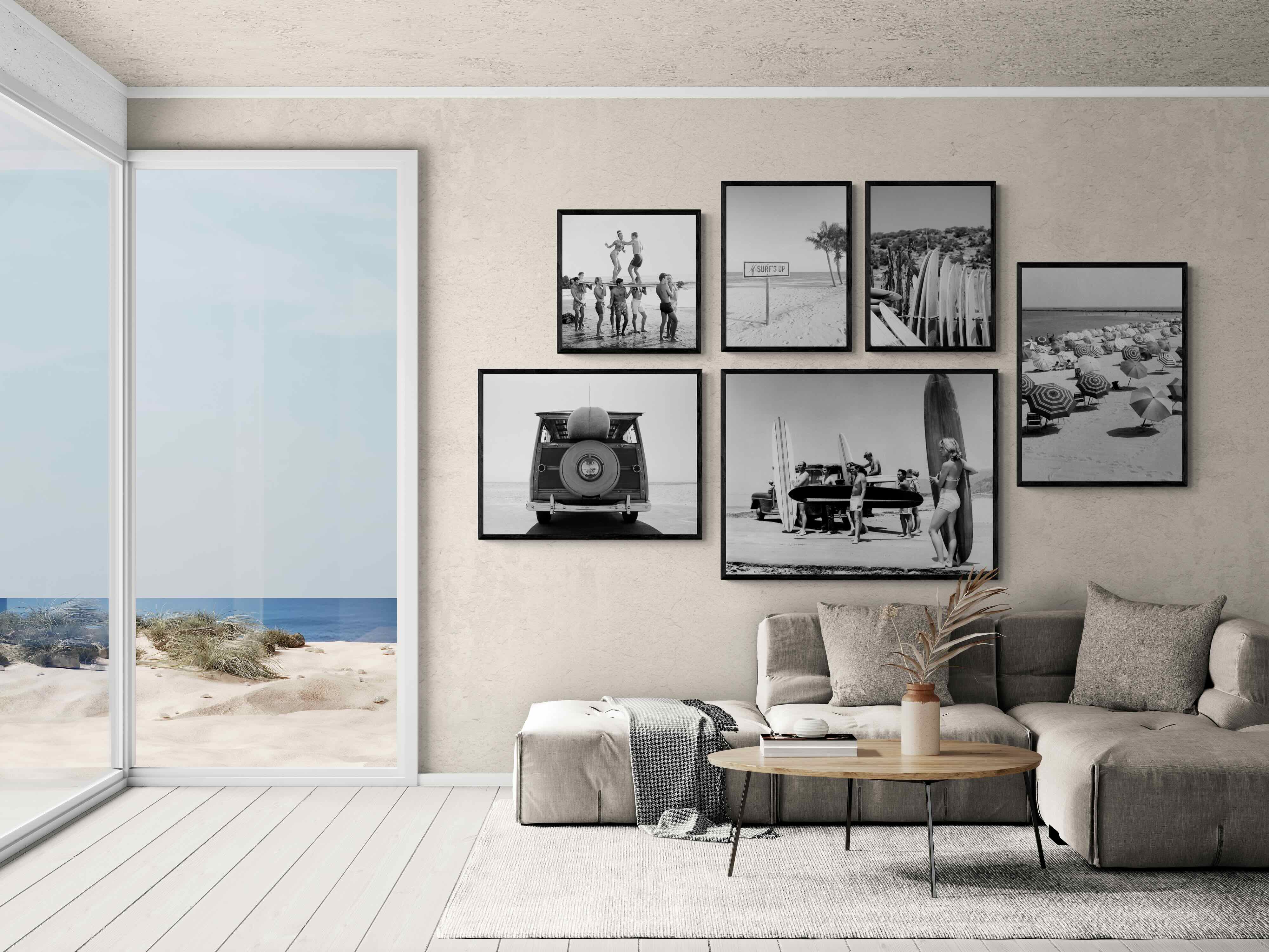 Vintage Surf Gallery Wall Set