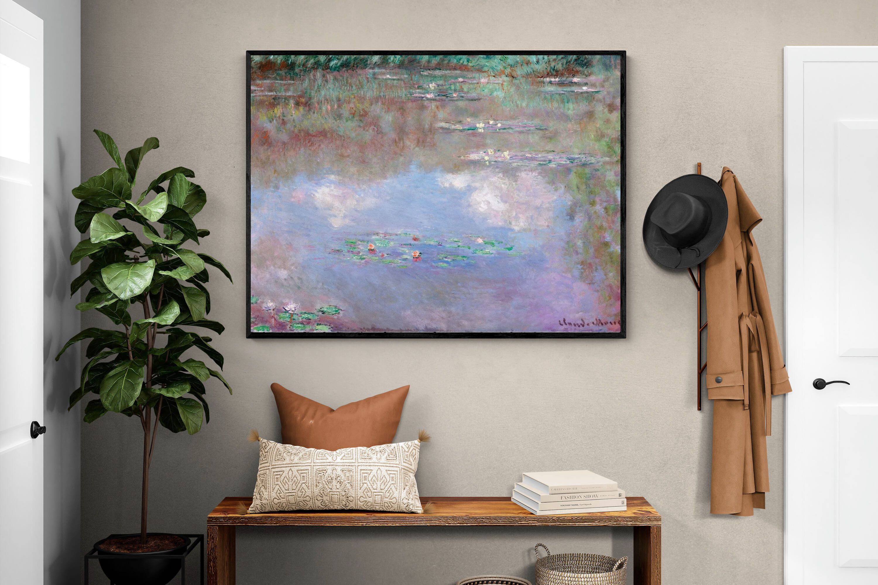 Pixalot Water Lily Pond with Clouds