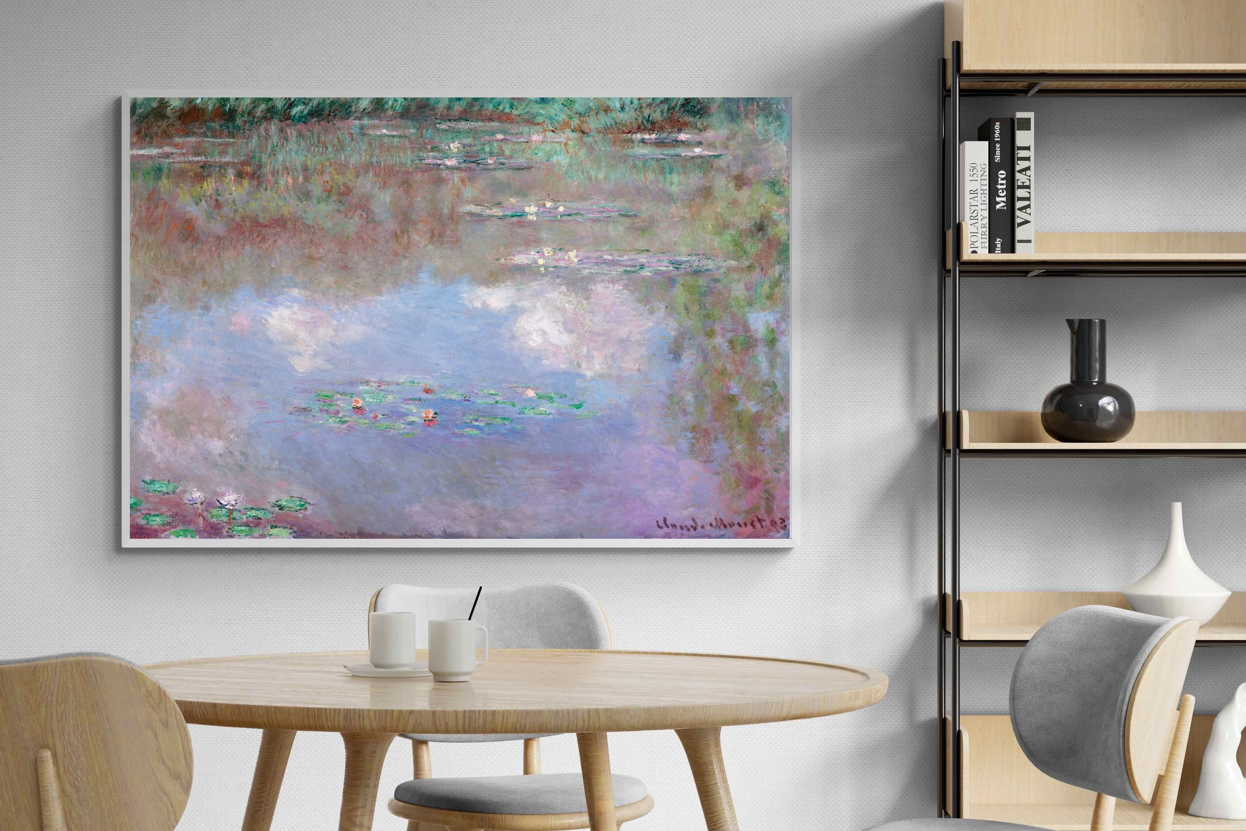 Pixalot Water Lily Pond with Clouds