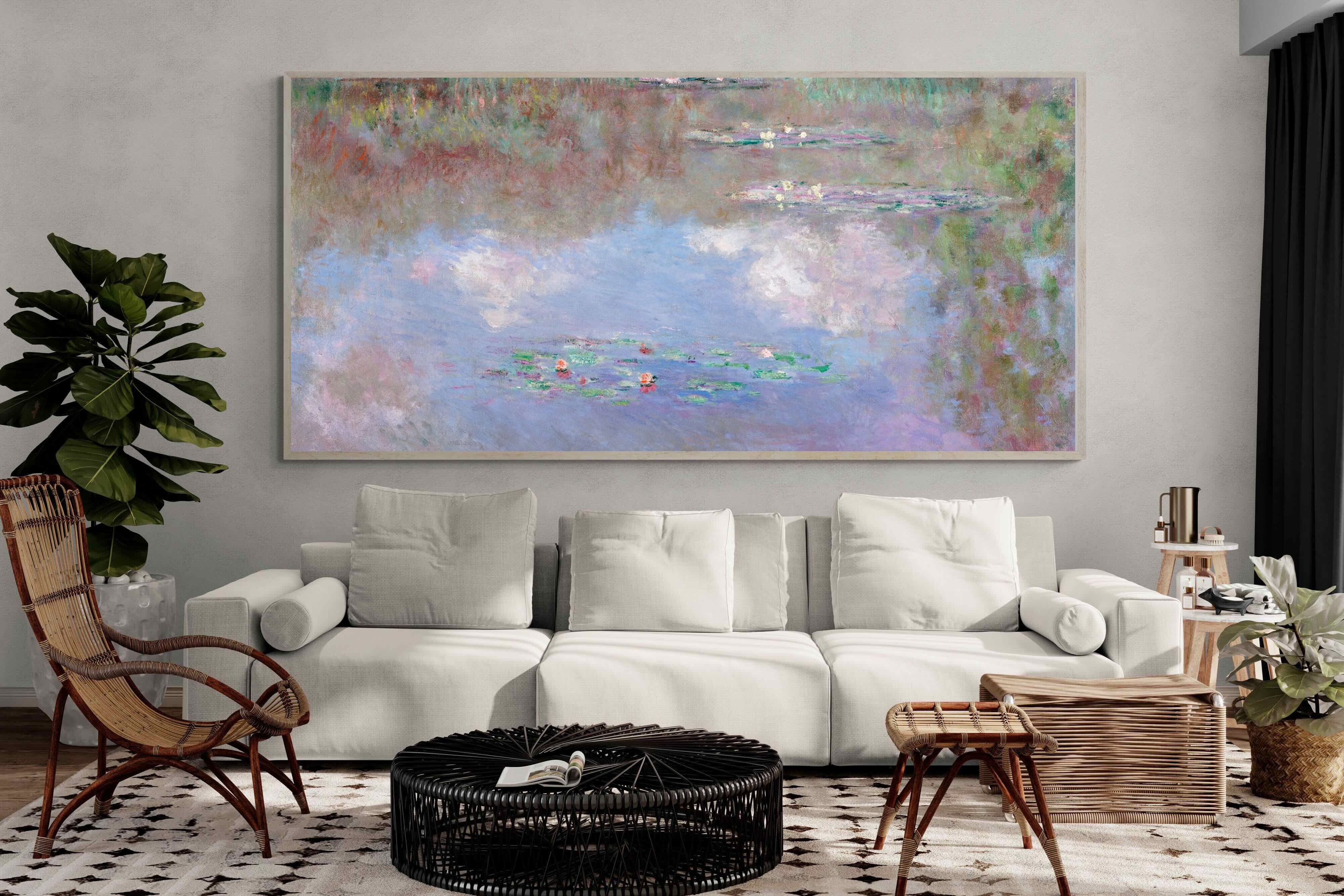 Pixalot Water Lily Pond with Clouds